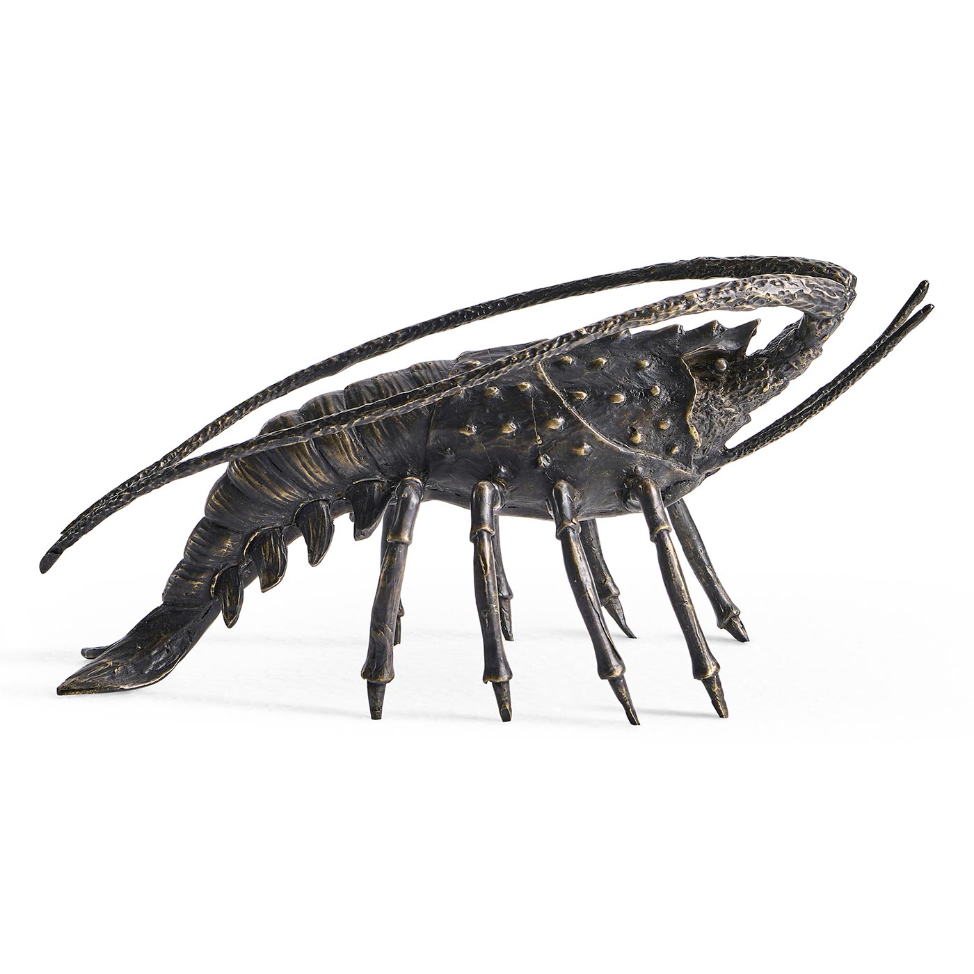 Antique Dark Bronze Langoustine