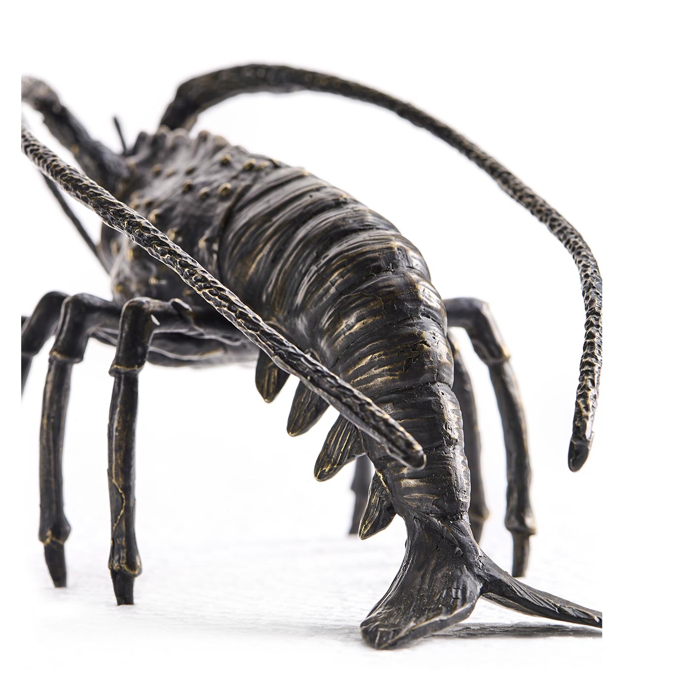 Antique Dark Bronze Langoustine