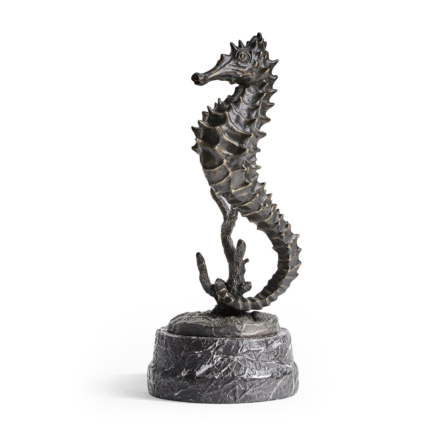 Antique Dark Bronze Seashorse