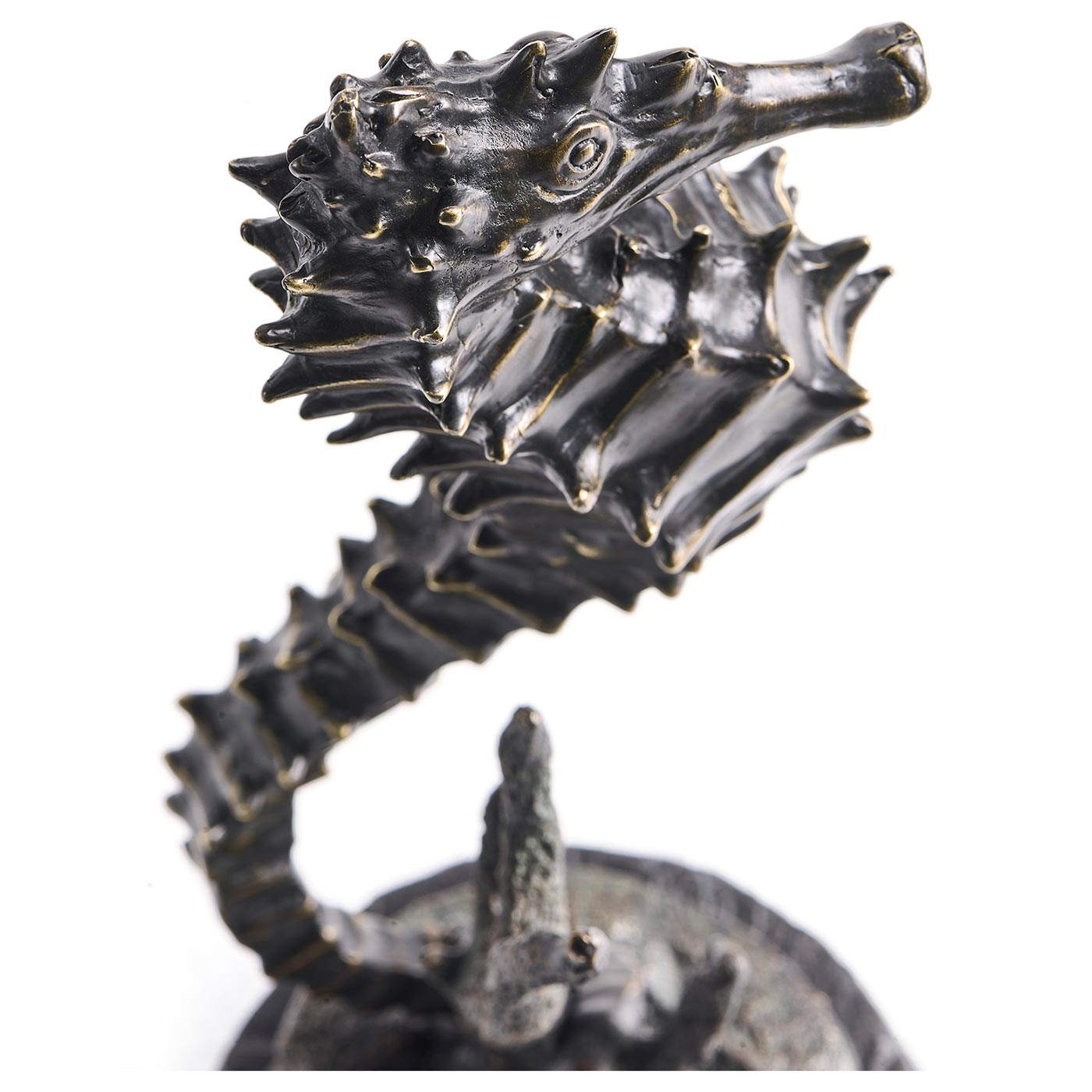 Antique Dark Bronze Seashorse