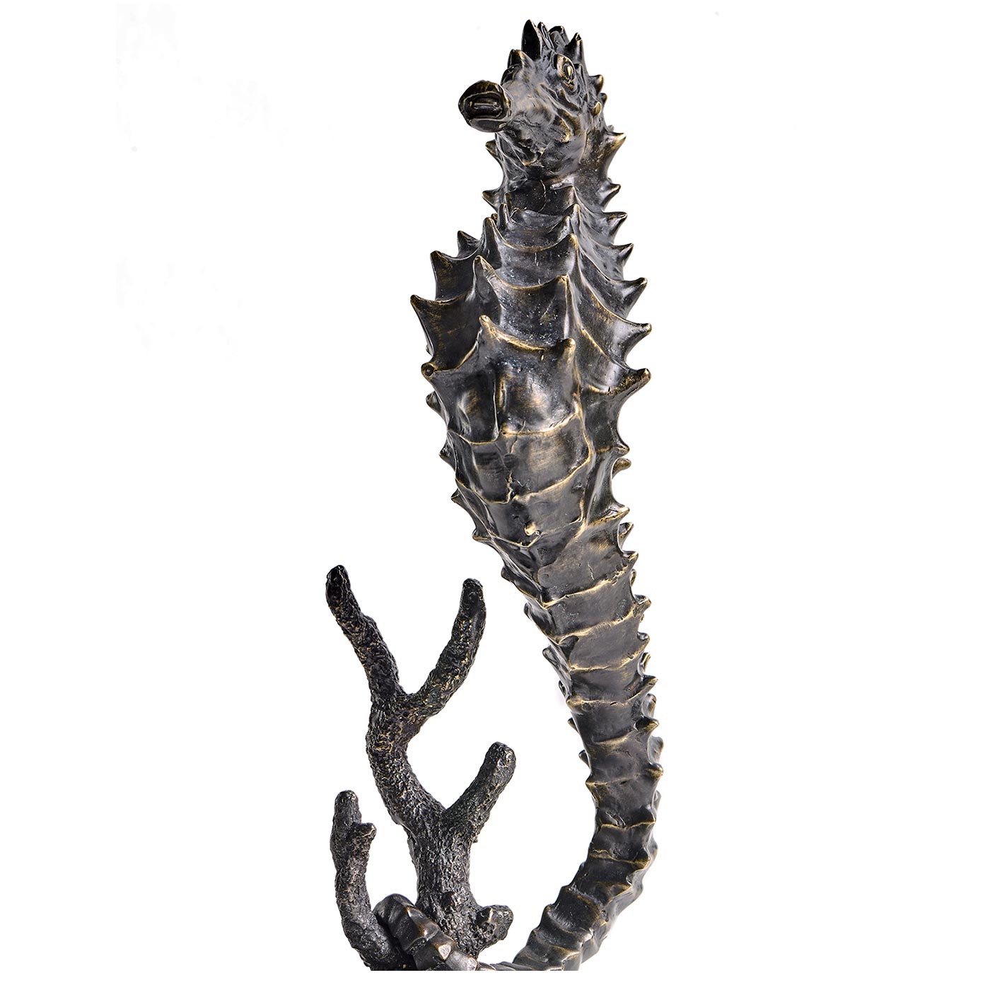Antique Dark Bronze Seashorse