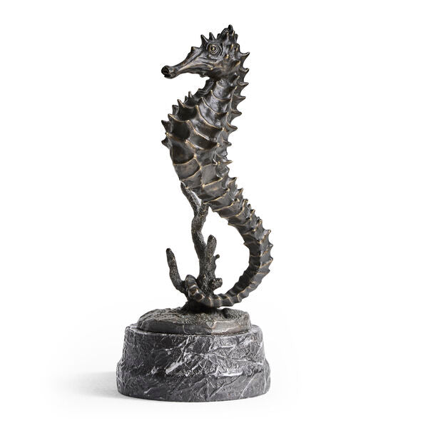 Antique Dark Bronze Seashorse