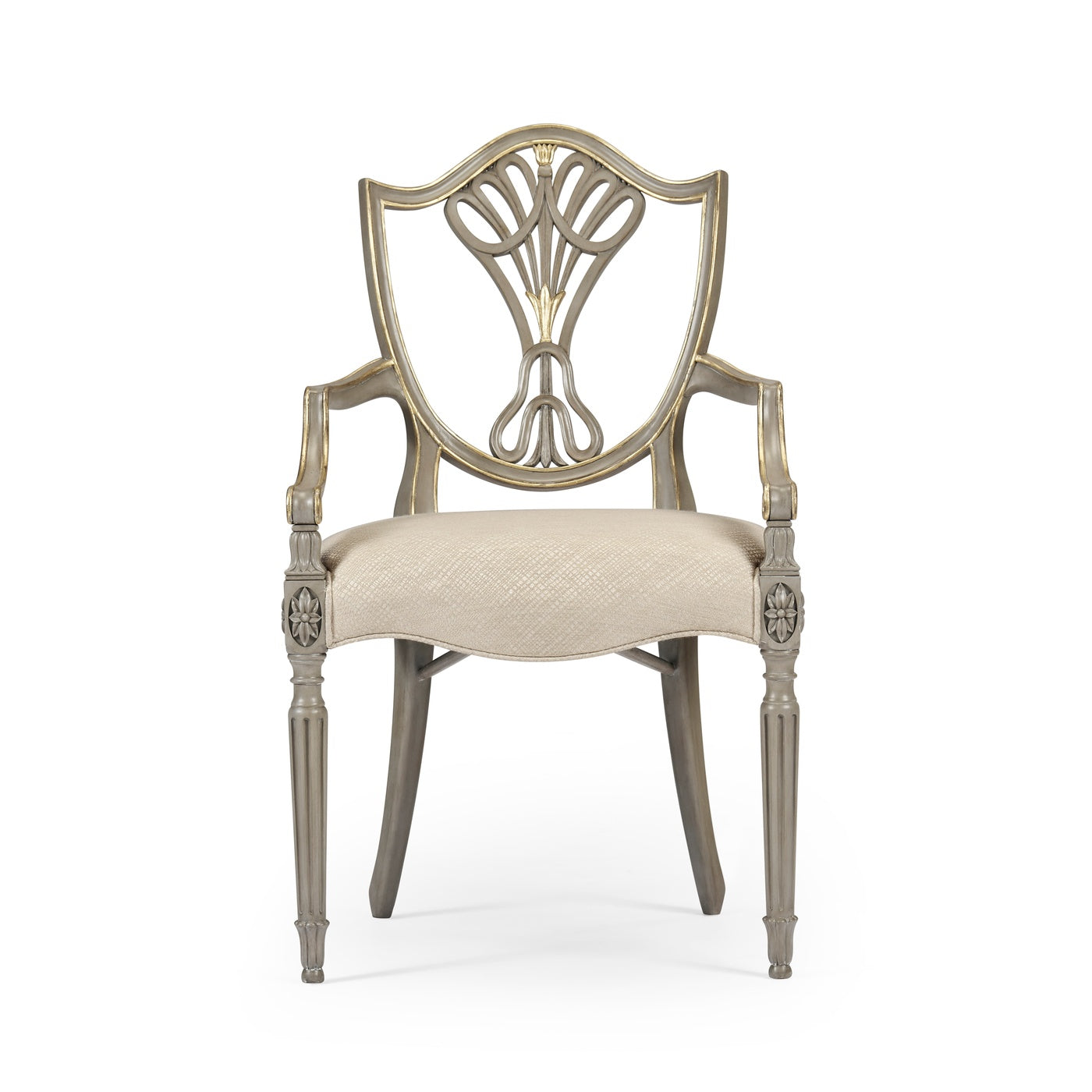 Buckingham Shield Back Arm Chair