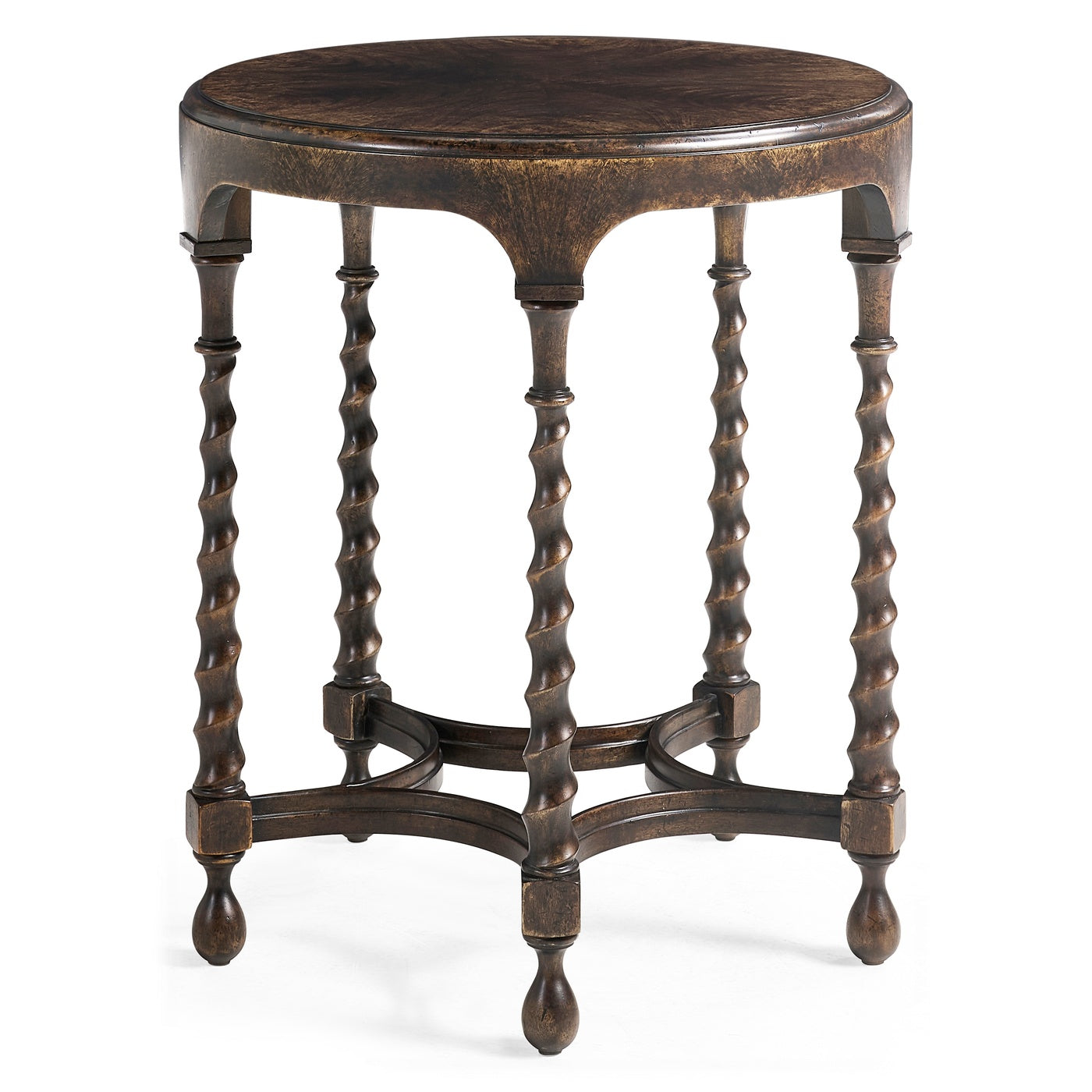 Orsman Ebonized Round Side Table