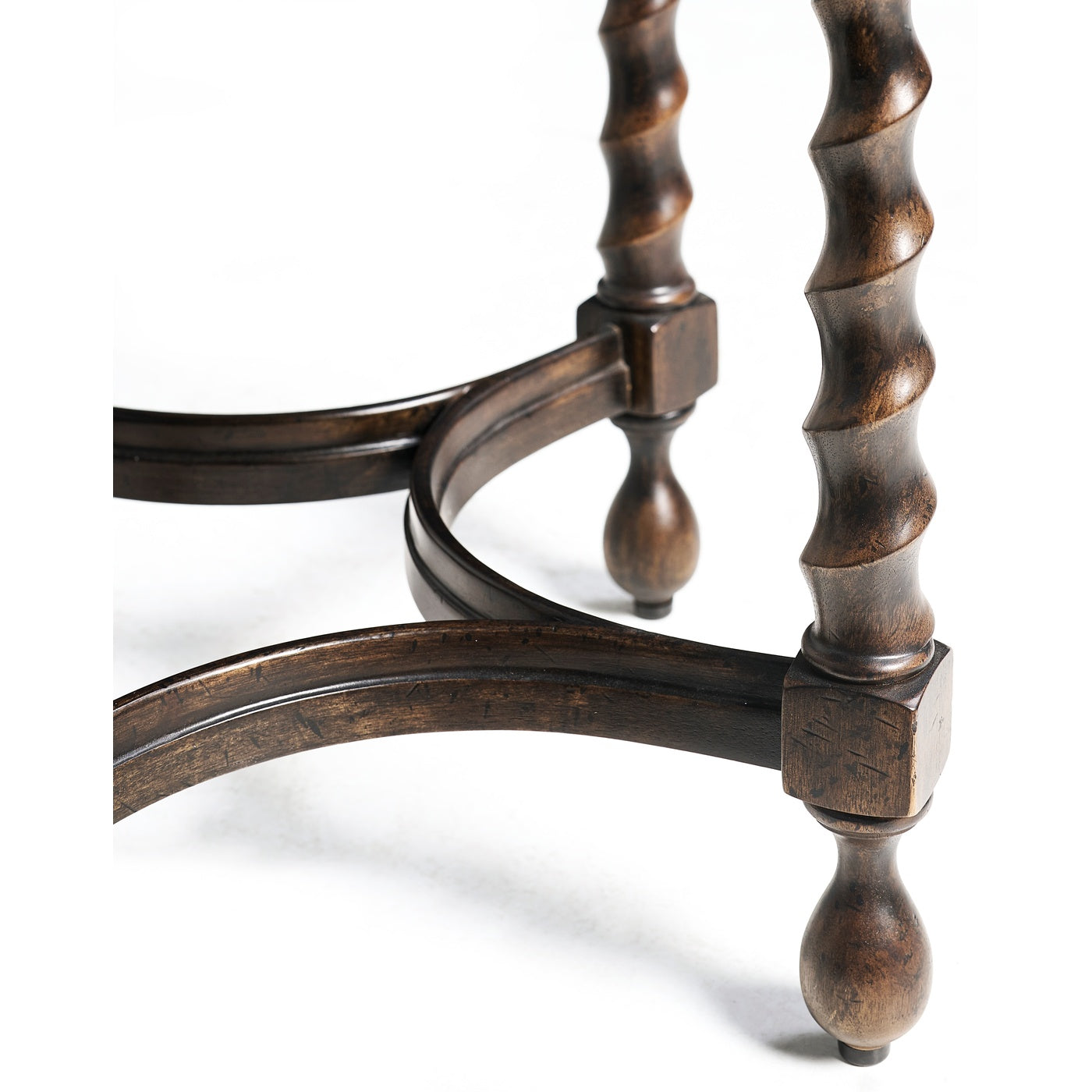 Orsman Ebonized Round Side Table