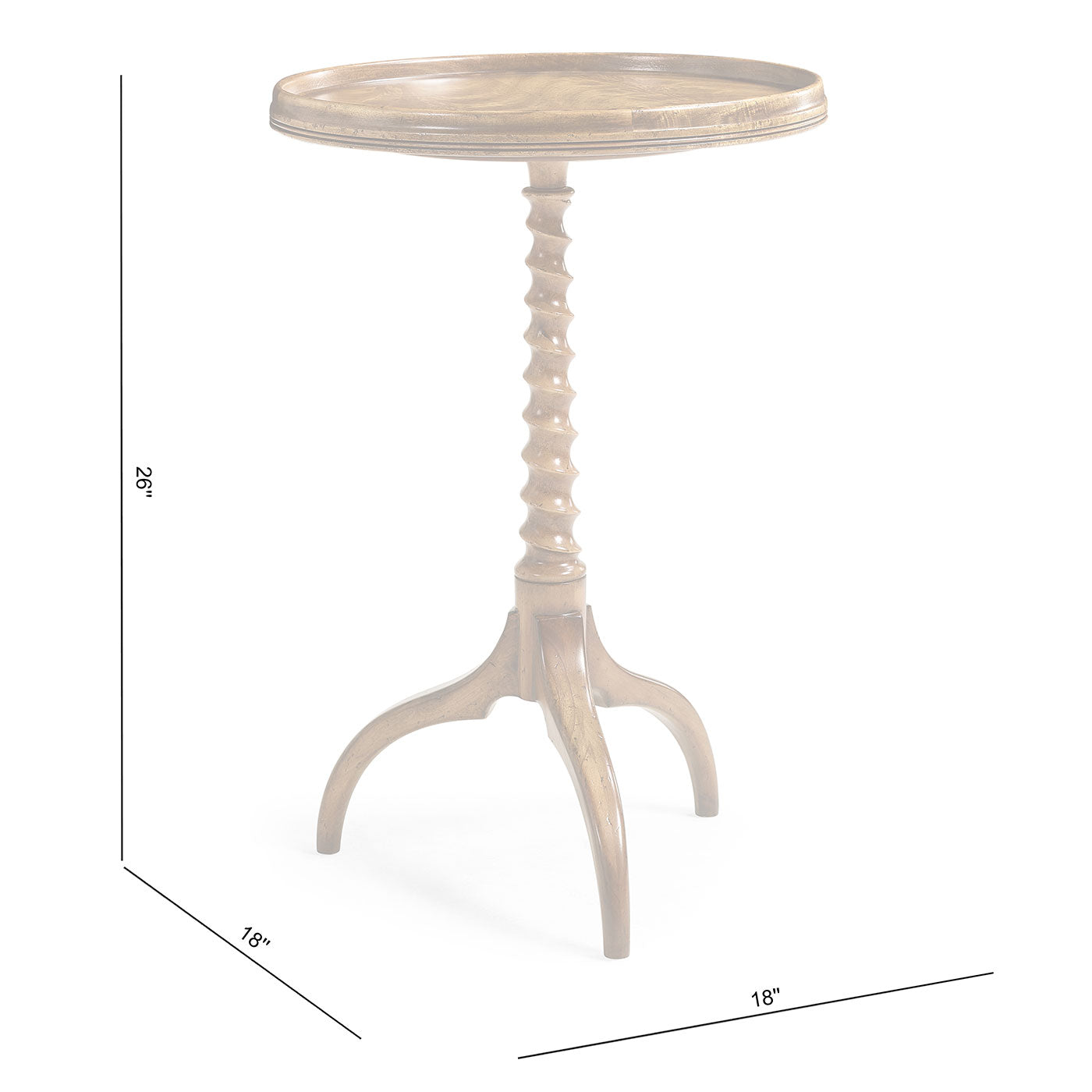 Orsman Round Accent Table