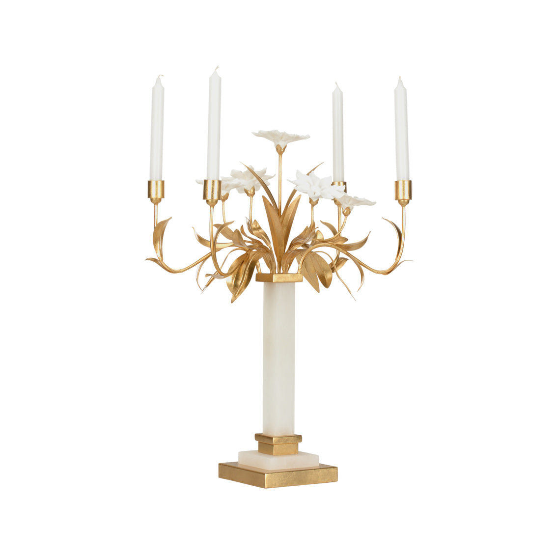Lily Candelabra in 24 / Metal - Chelsea House