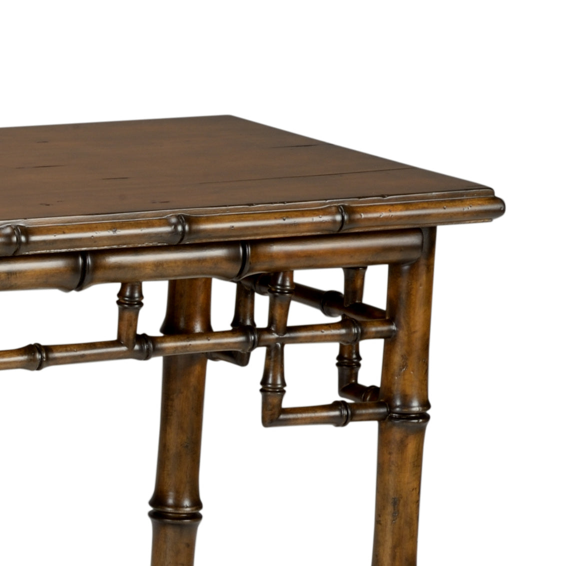 Sheraton Bamboo Console - Walnut
