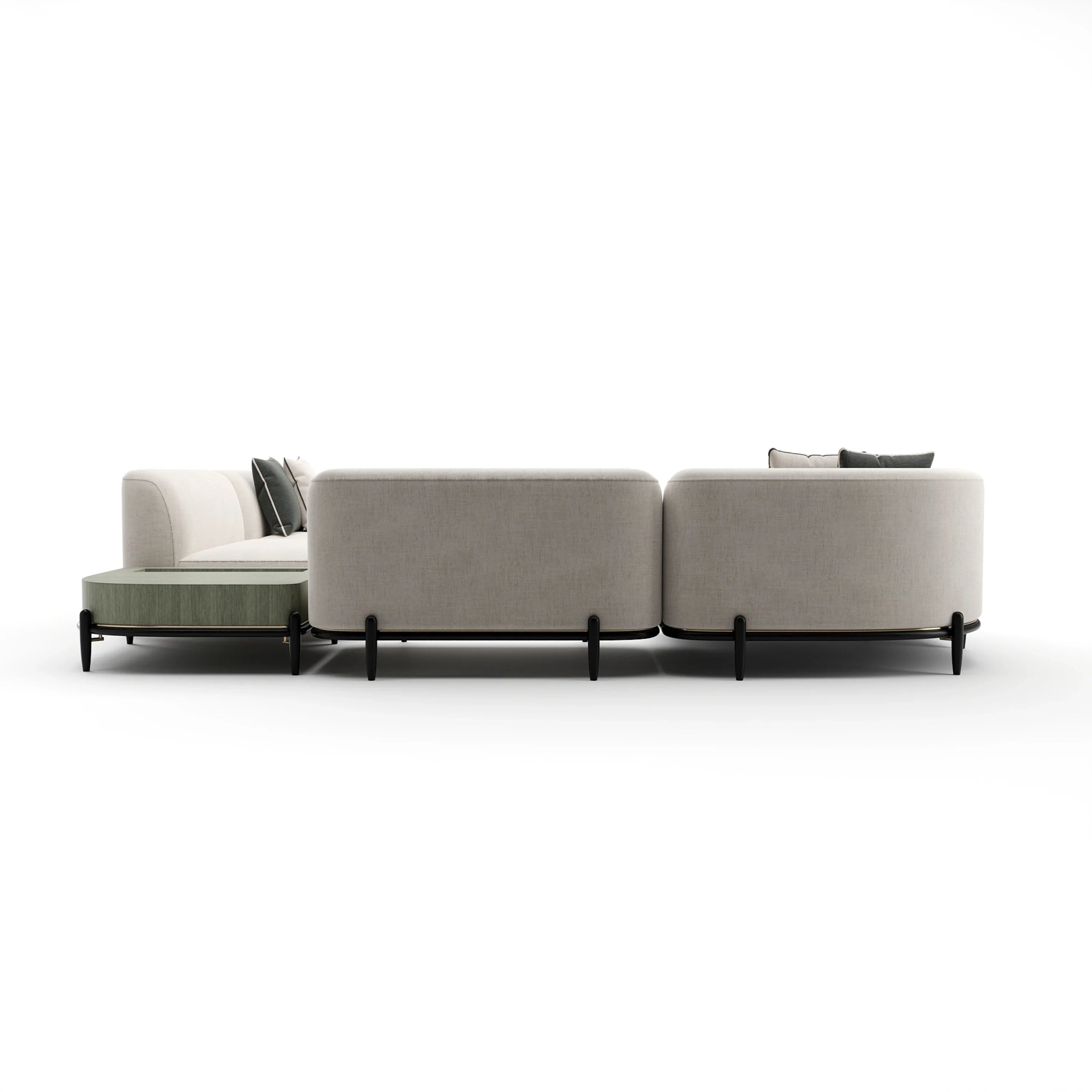 Madera Raf Large L Sectional – Sectionals by Caracole | Sutter & Vale