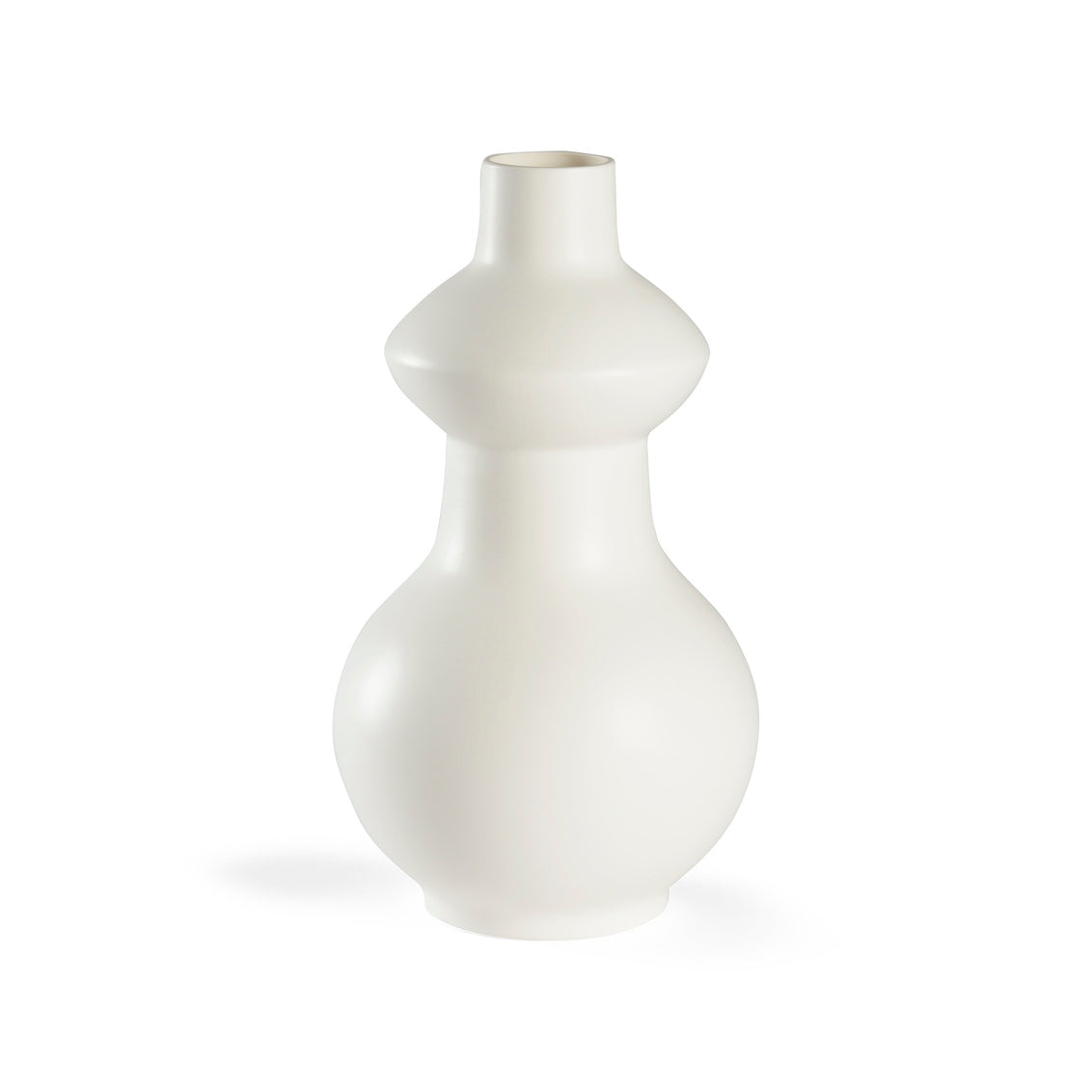 Yokohama Vase - White in 14.5 / Ceramic/Porcelain - Chelsea House