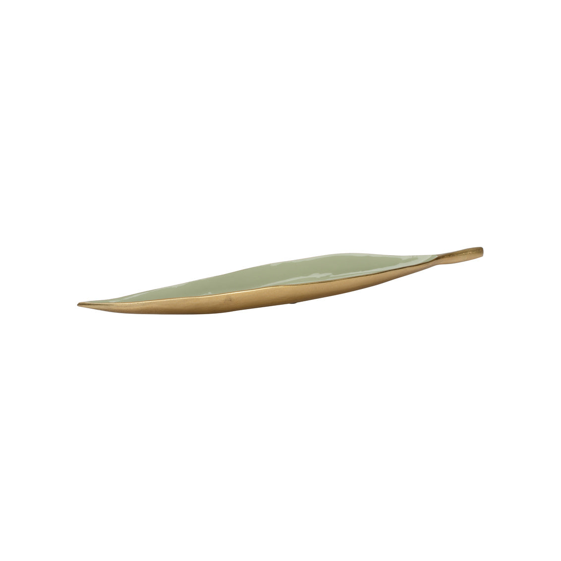 Leaf Dish - Green in 1.5 / Metal - Chelsea House