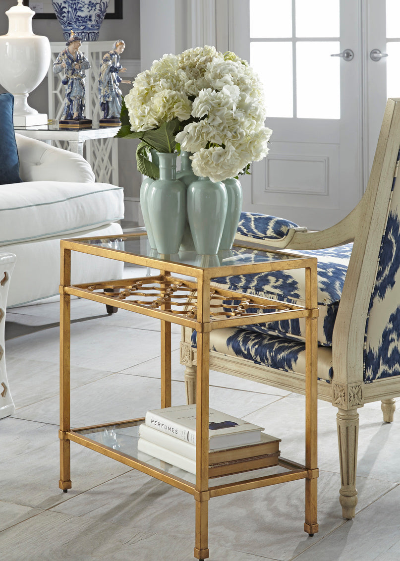 Pacific Coast Table - Gold in 23 / Metal - Chelsea House