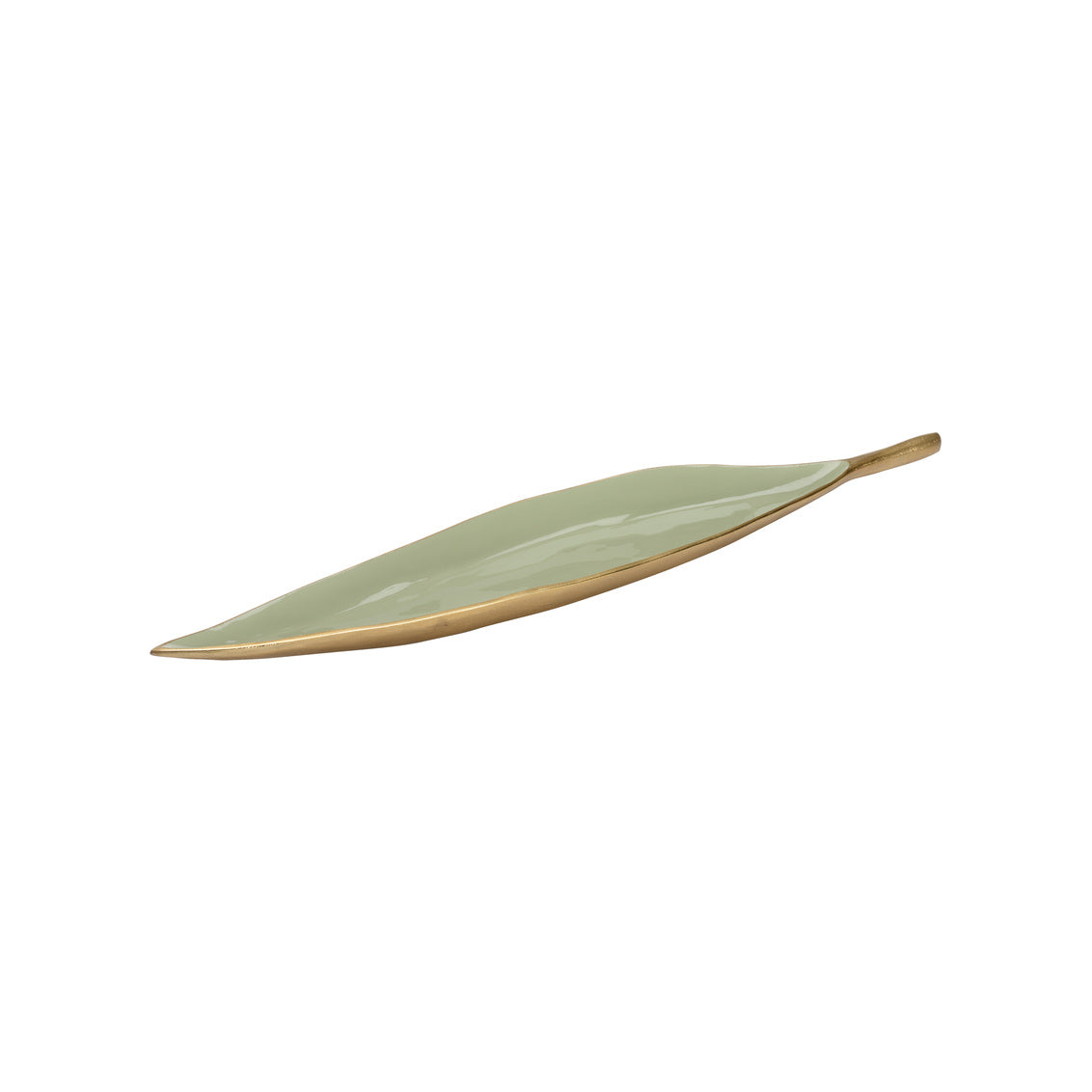 Leaf Dish - Green in 1.5 / Metal - Chelsea House