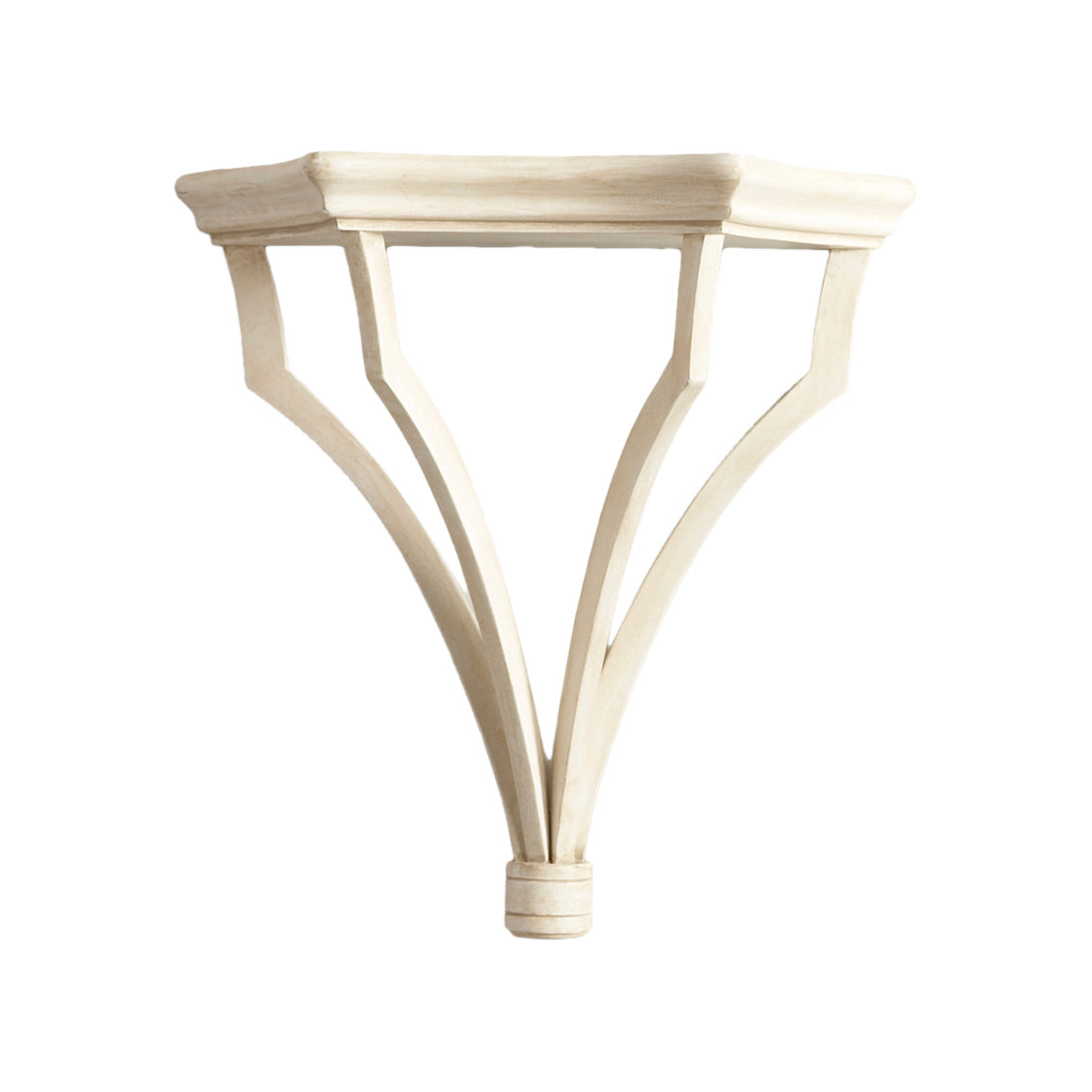 Sheraton Bracket - Antique Cream (Lg) in 16 / Wood - Chelsea House