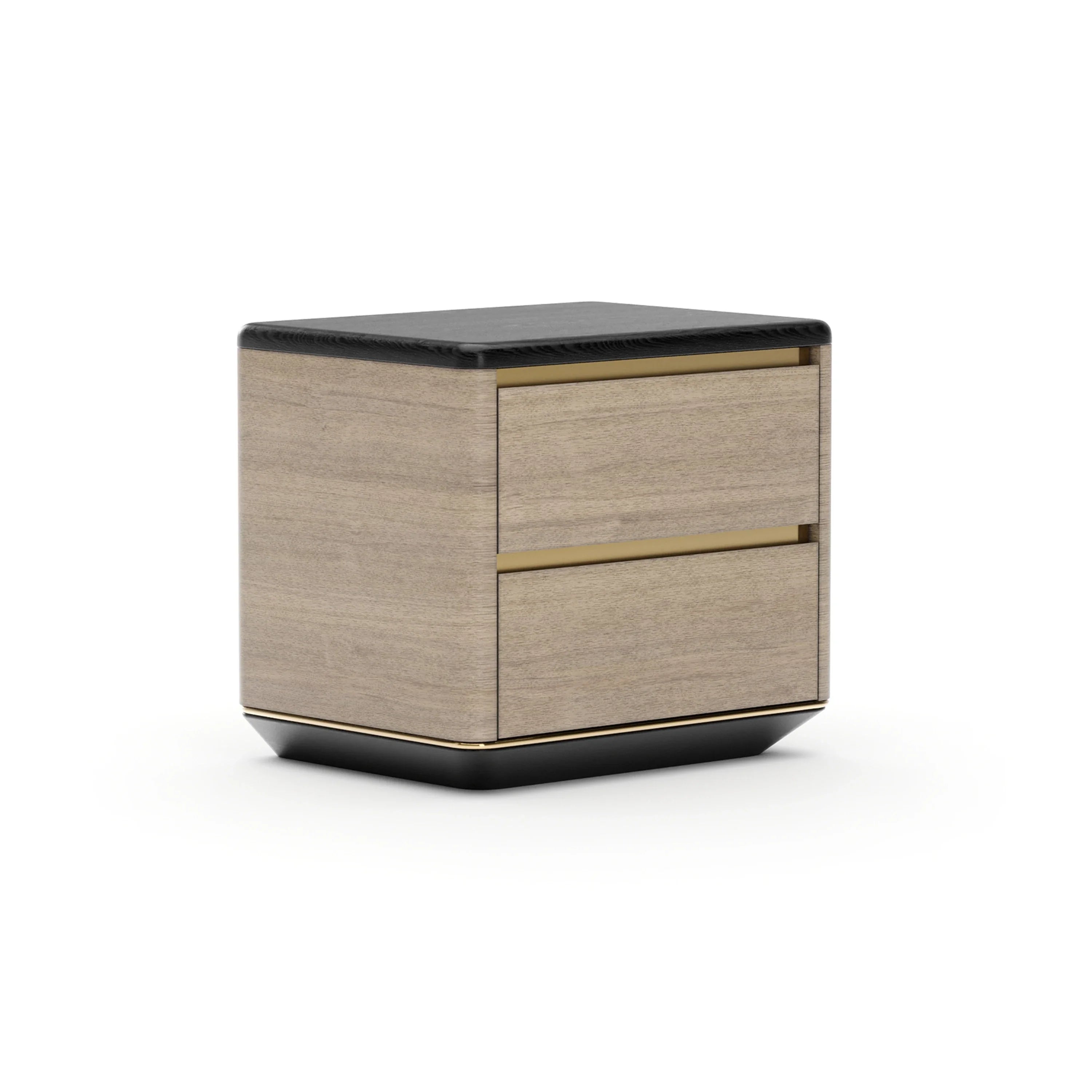 Madera Plinth Nighstand - Chocolate – Nightstands by Caracole | Sutter & Vale