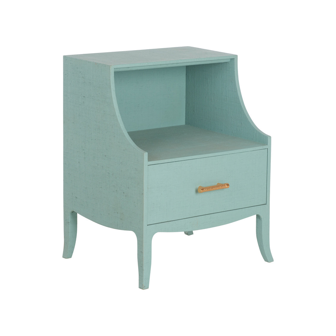 George III Bedside Table - Blue in 31 / Wood - Chelsea House