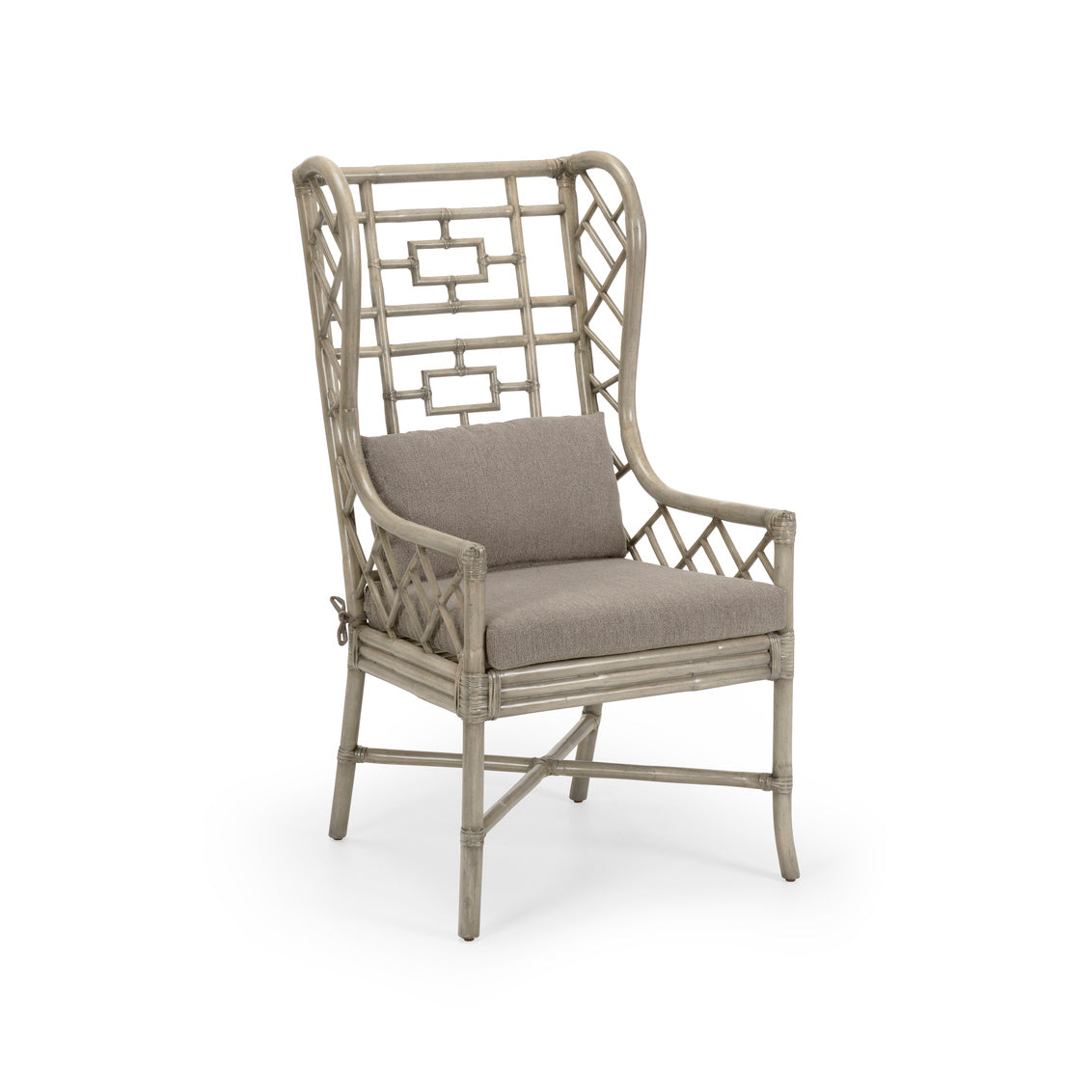 Gwyneth Wing Chair - Gray