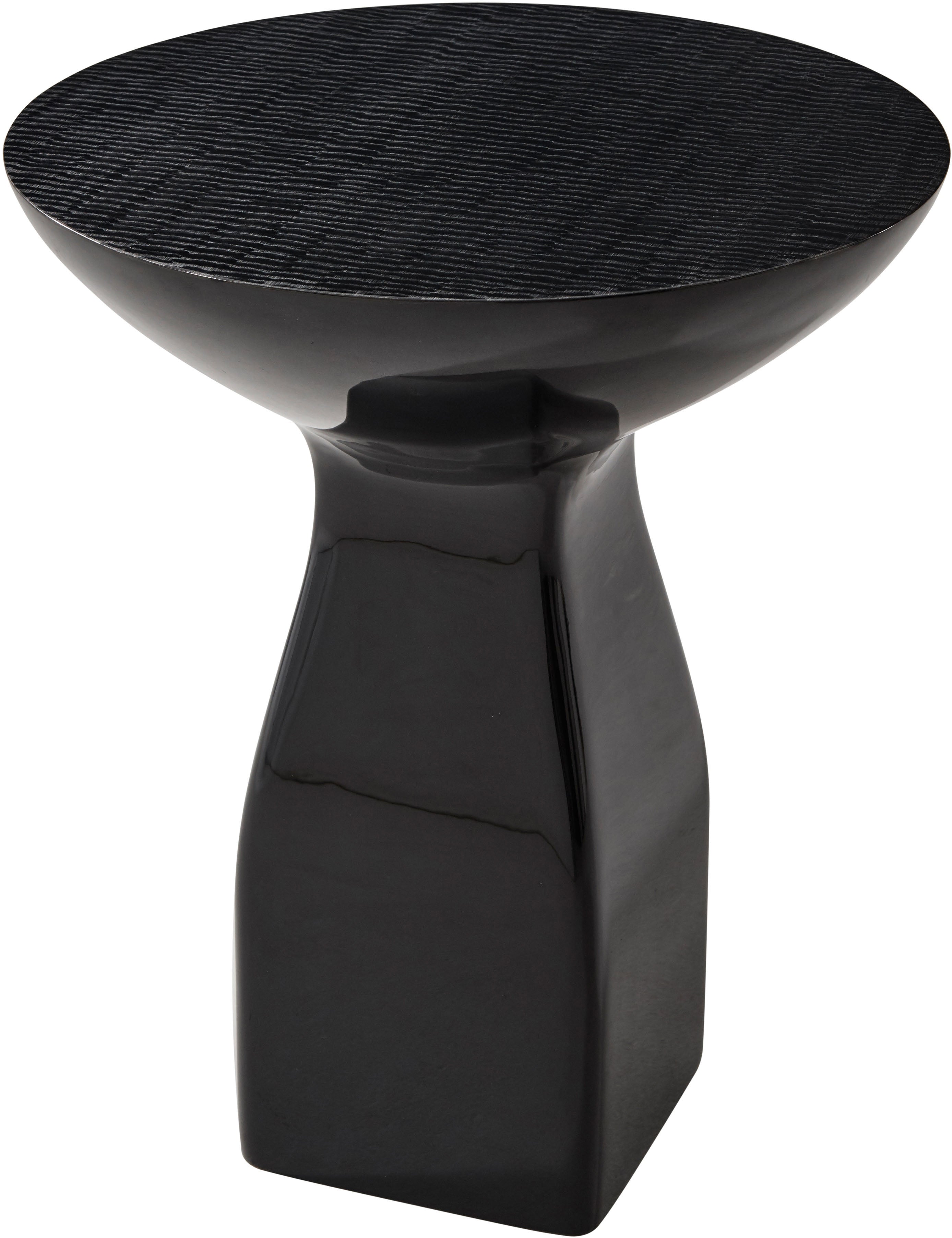 Chaturanga Accent Table in Composite, Lacquer - Theodore Alexander