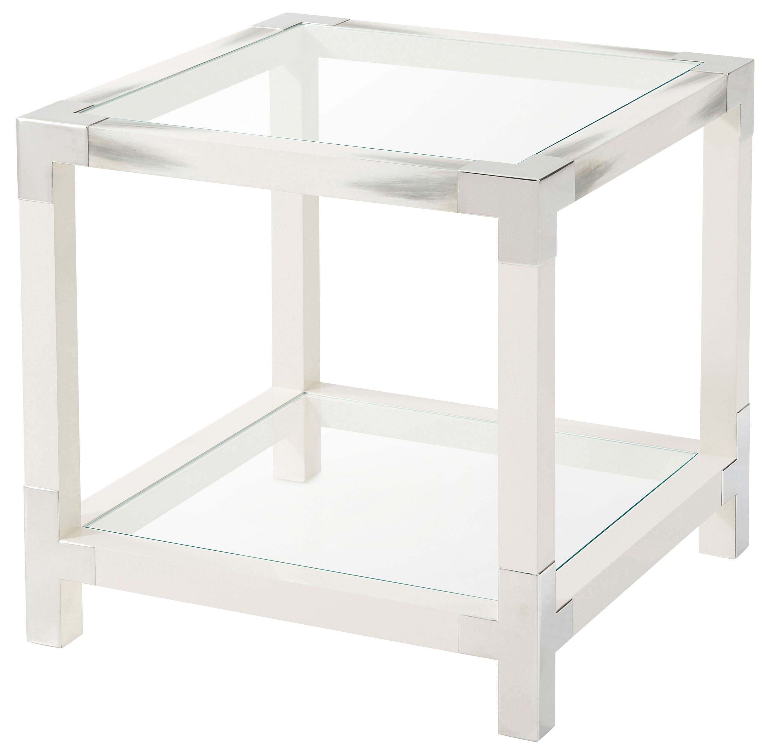 Cutting Edge Accent (Longhorn White) Table - Theodore Alexander