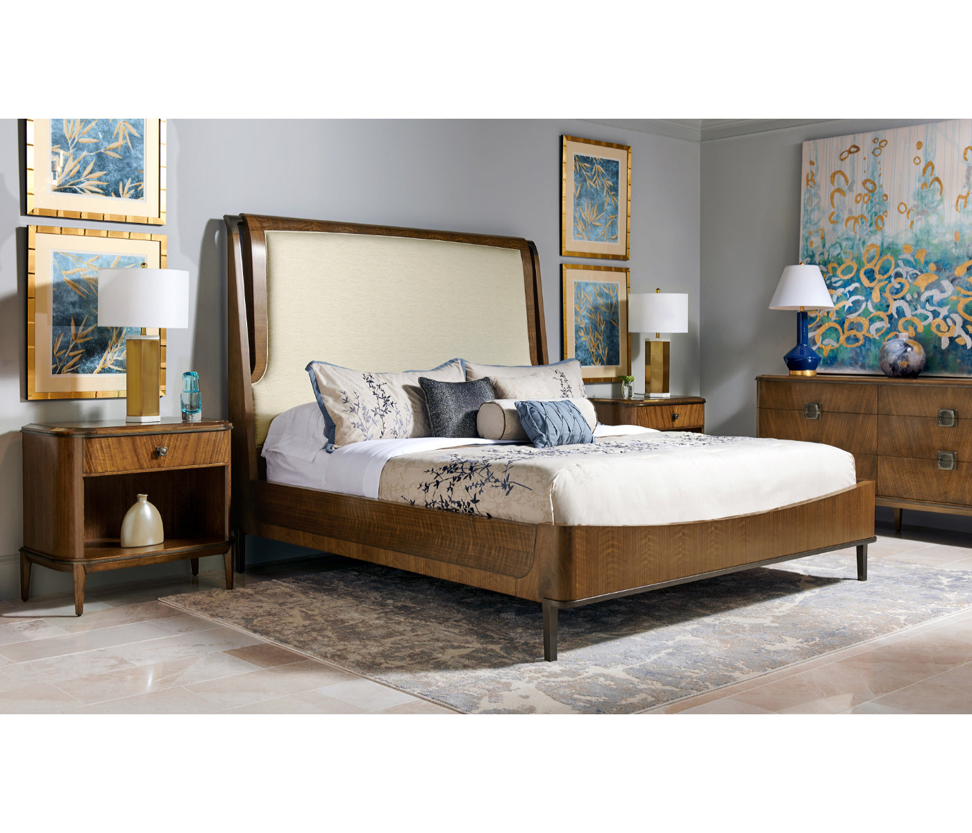 Toulouse Upholstered US King Bed
