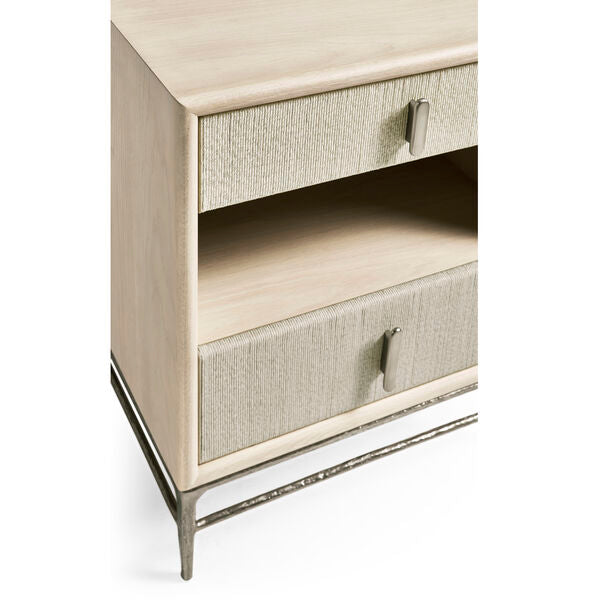 Clapotis Danish Cord Narrow Nightstand