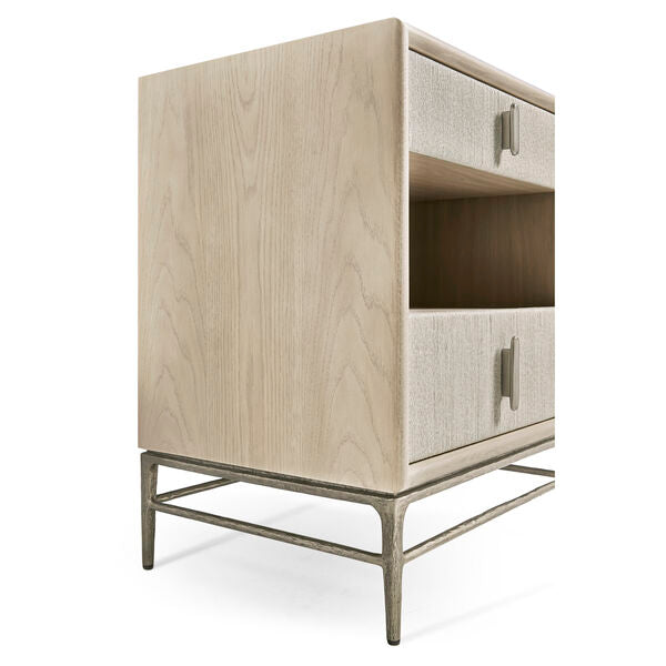 Clapotis Danish Cord Narrow Nightstand