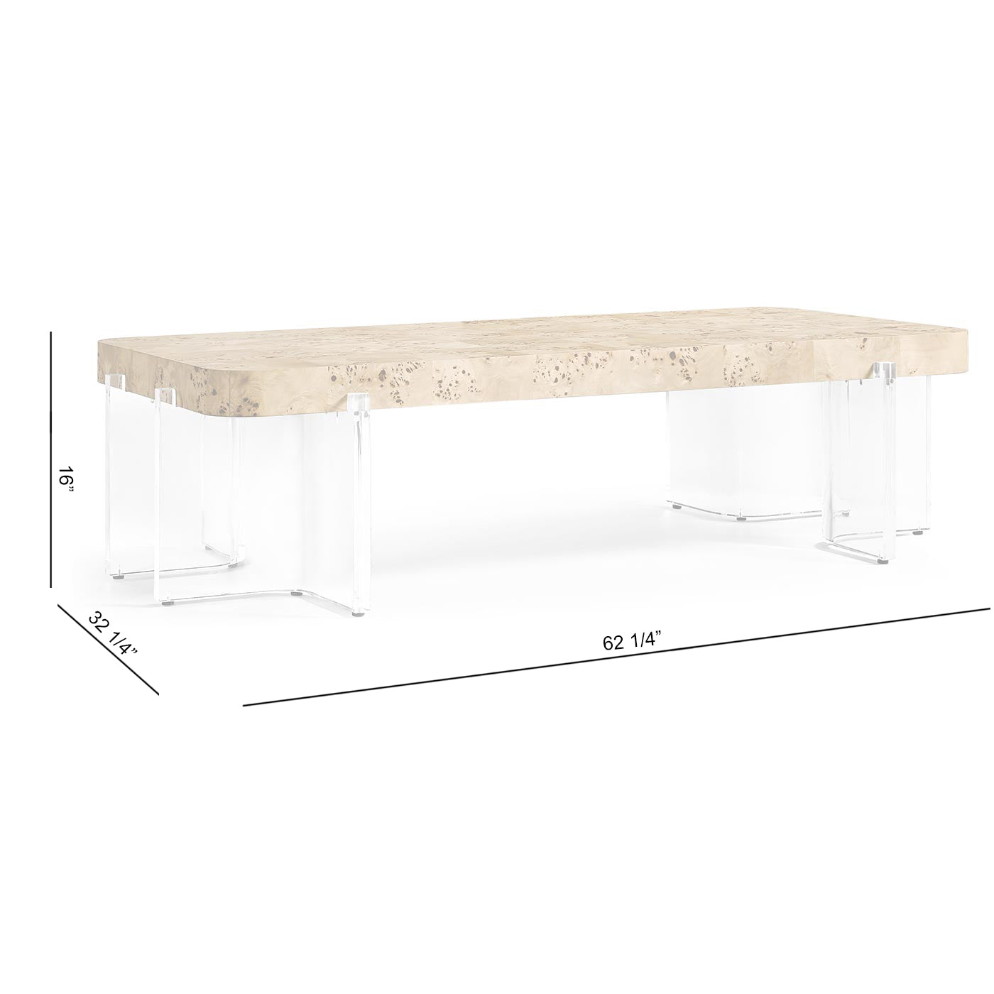 Veil Rectangular Cocktail Table