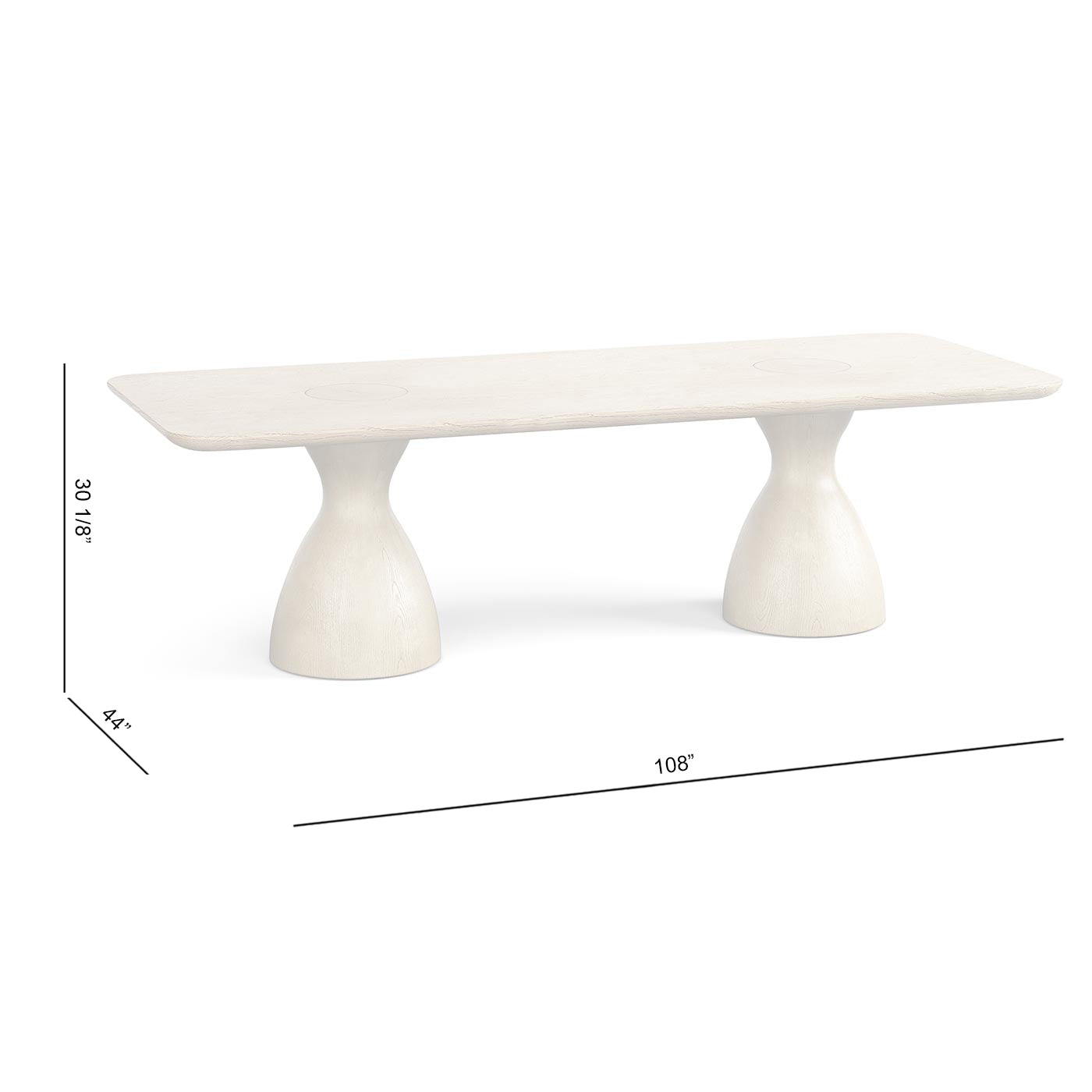 Seamount Rectangular Dining Table 108"
