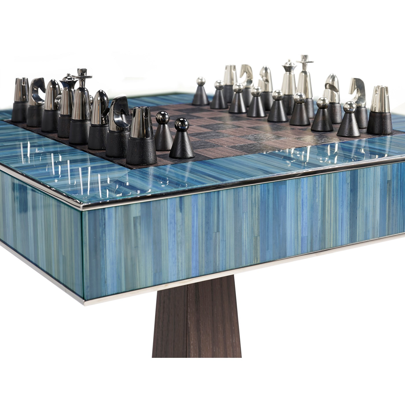 Sapphire Straw Game Table