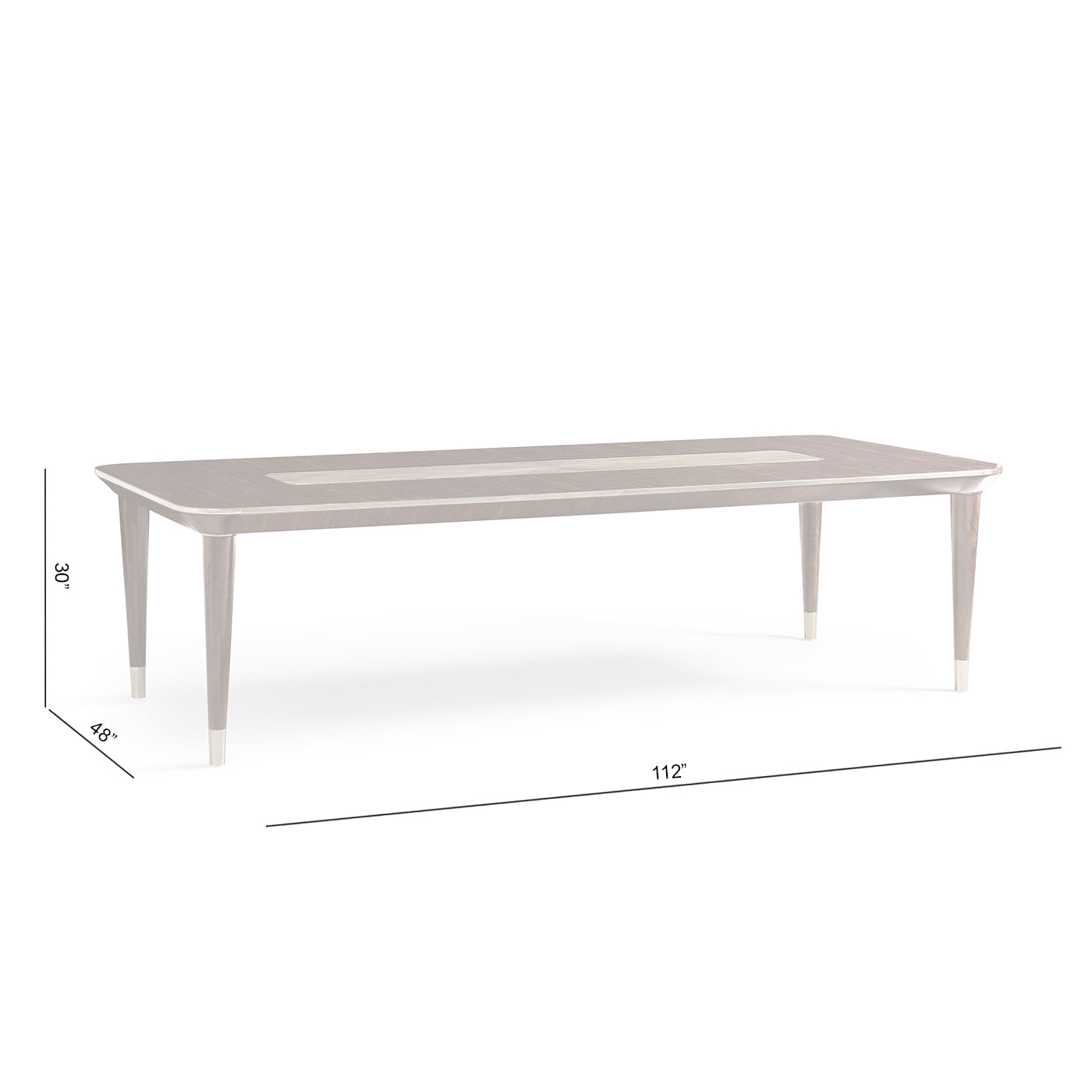 Terra Rectangular Dining Table 112"