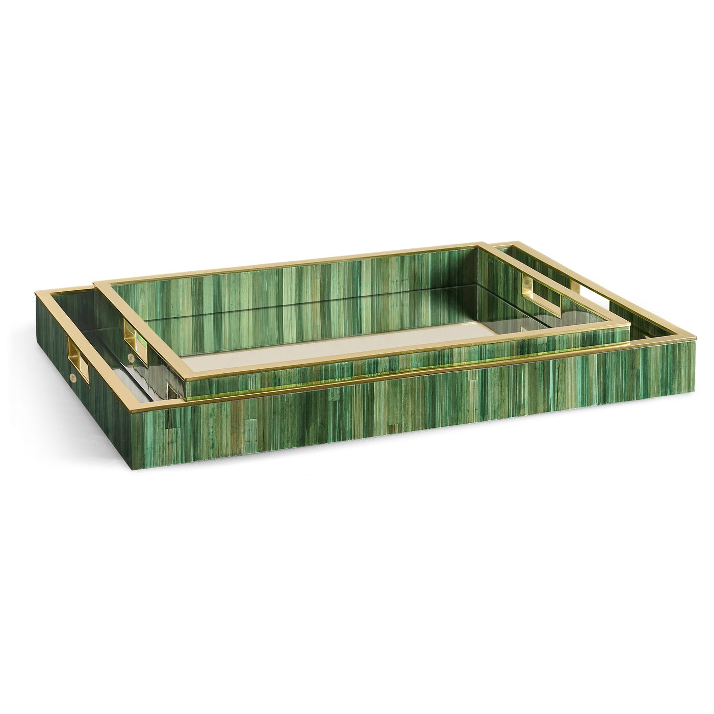 Verdure Rectangular Tray - Set of 2