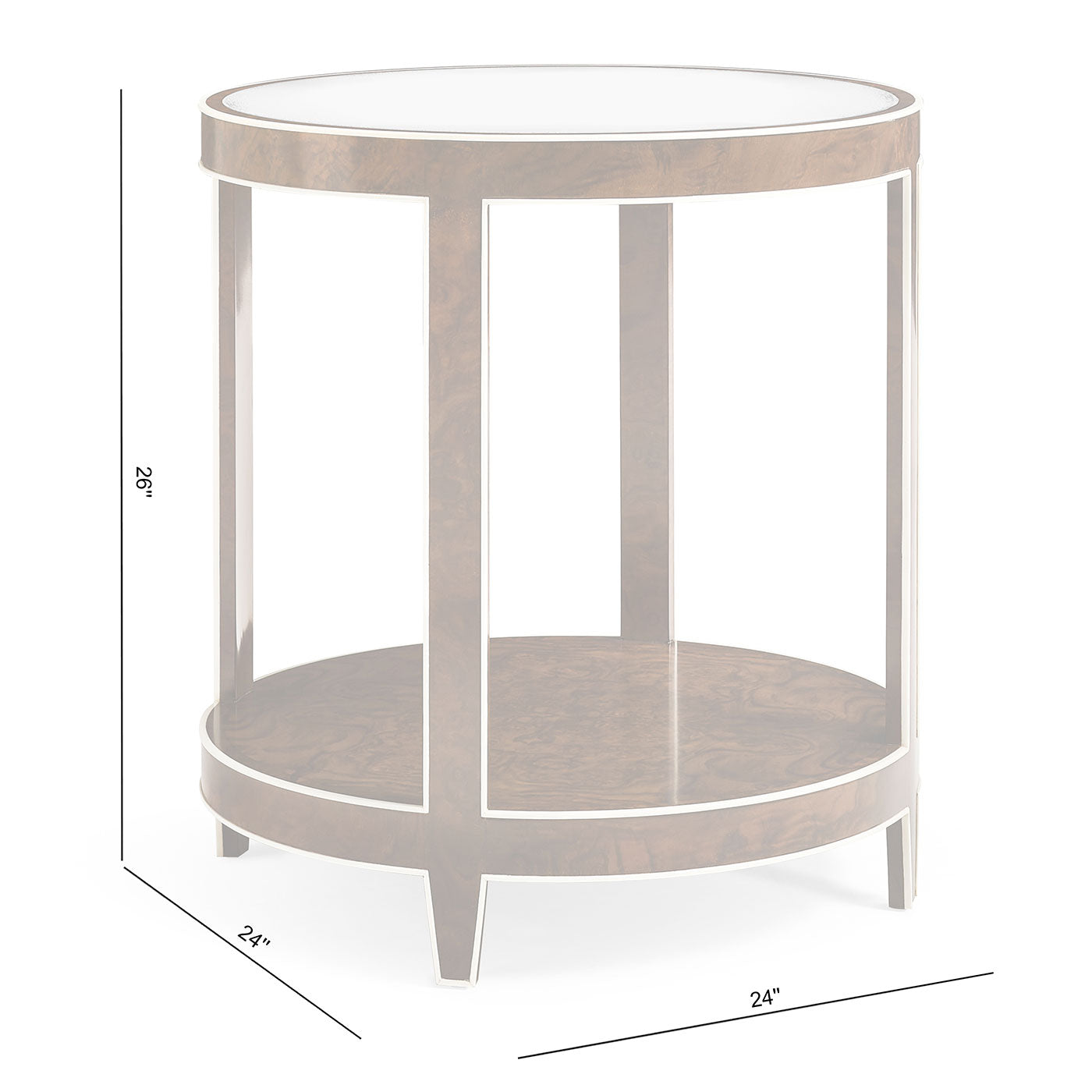 Jacques Round End Table
