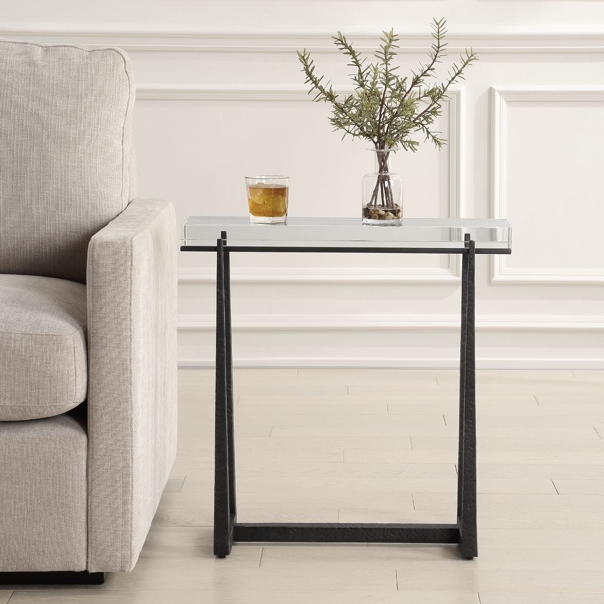 Midas Accent Table, Bronze – Furniture by Uttermost | Sutter & Vale