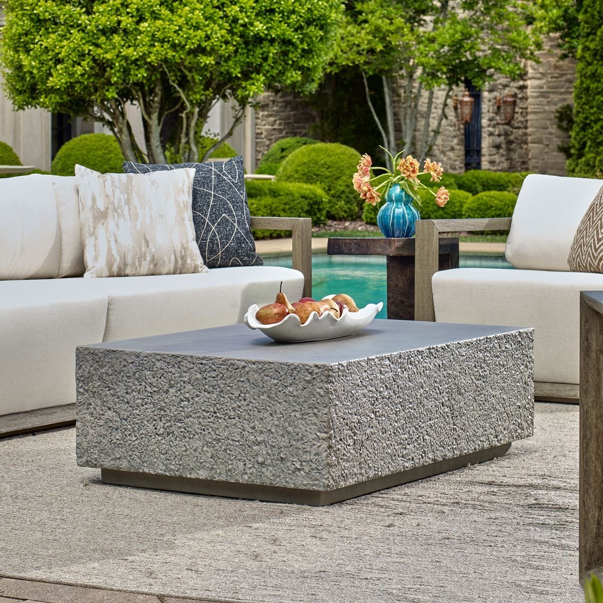 Hesston Indoor-Outdoor Coffee Table – Furniture by Uttermost | Sutter & Vale
