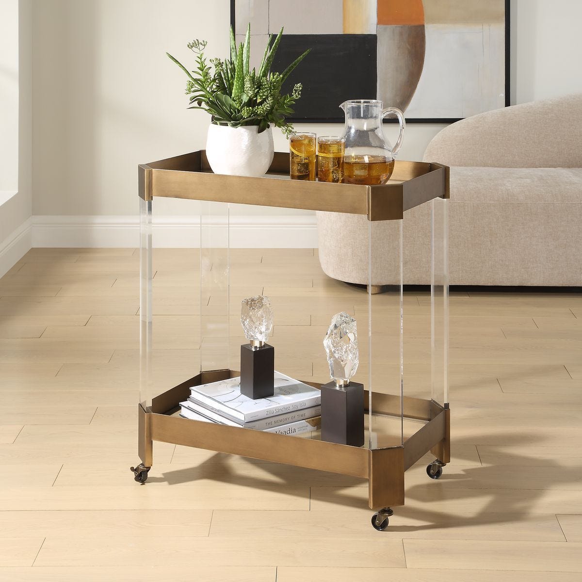 Giselle Bar Cart – Furniture by Uttermost | Sutter & Vale