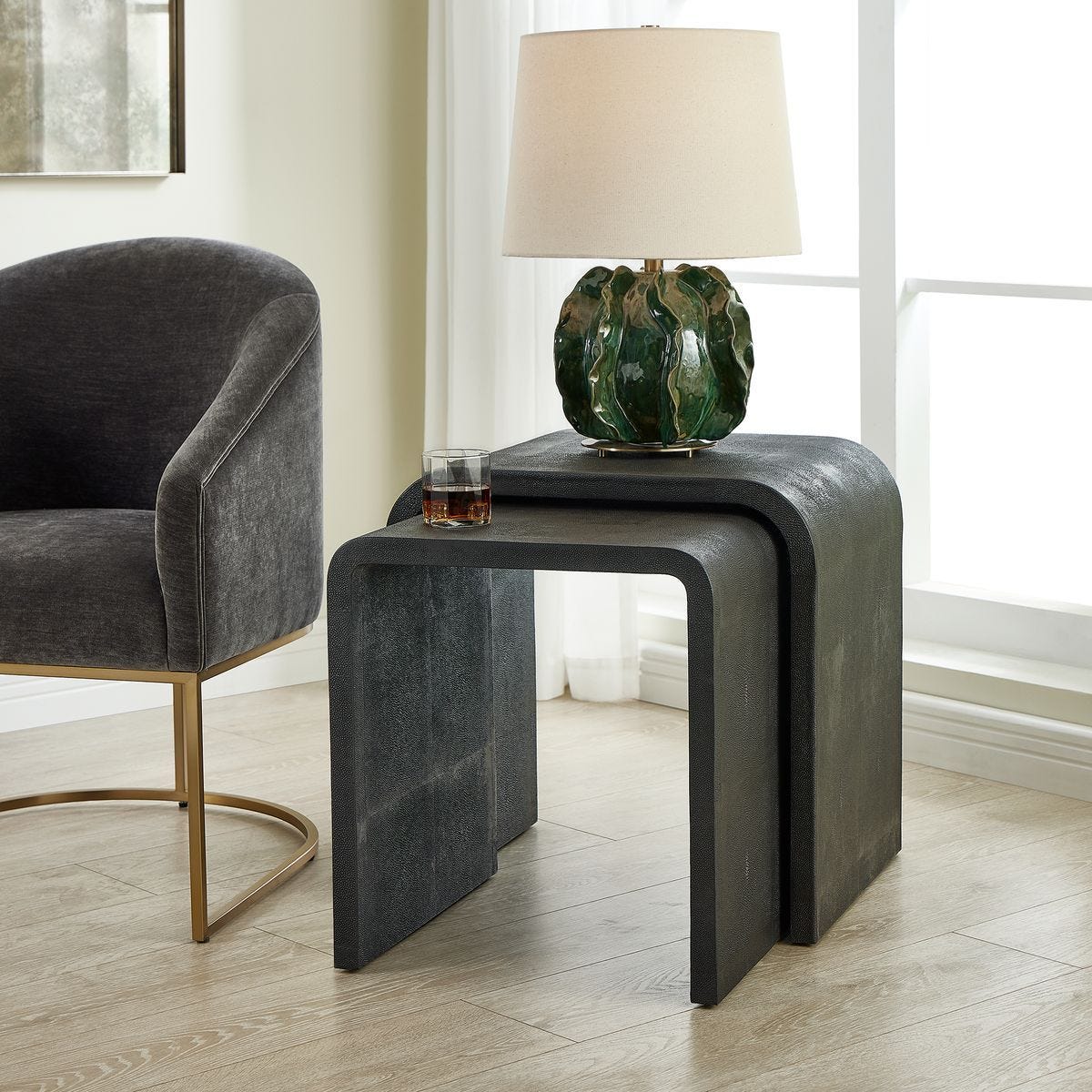 Interpose Side Table, S/2 – Furniture by Uttermost | Sutter & Vale