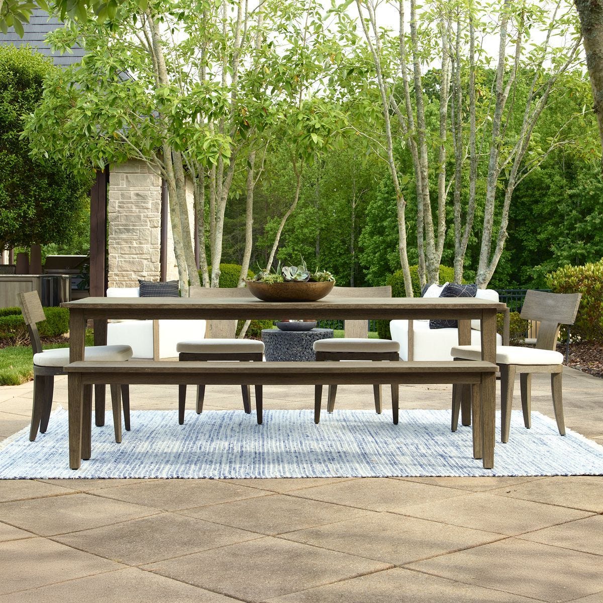 Forsyth Indoor-Outdoor Dining Table – Furniture by Uttermost | Sutter & Vale