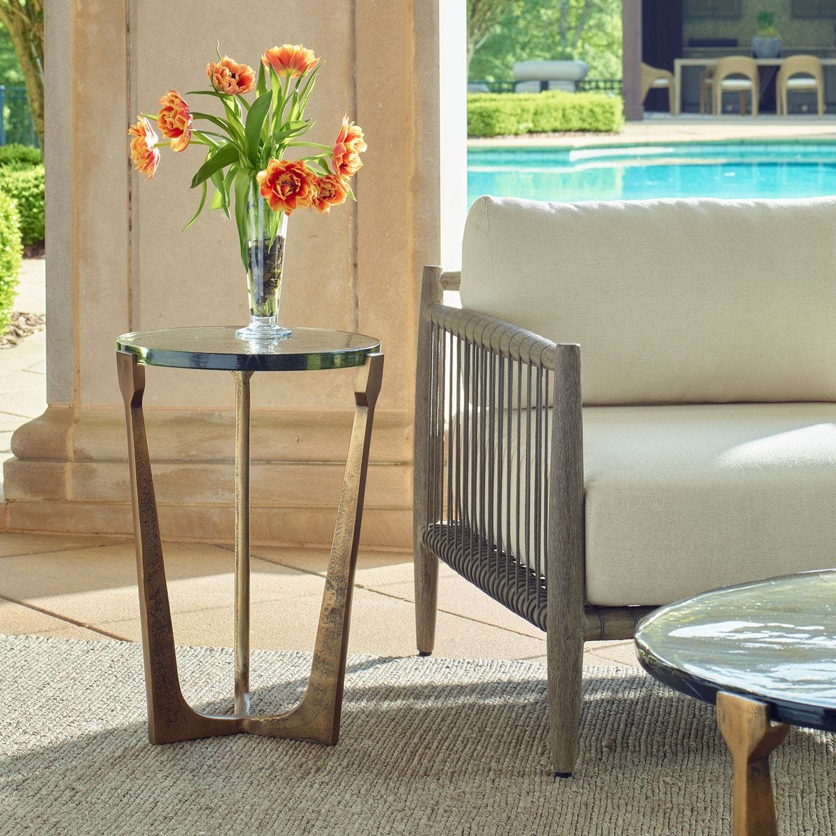 Bohdi Indoor-Outdoor Accent Table – Furniture by Uttermost | Sutter & Vale
