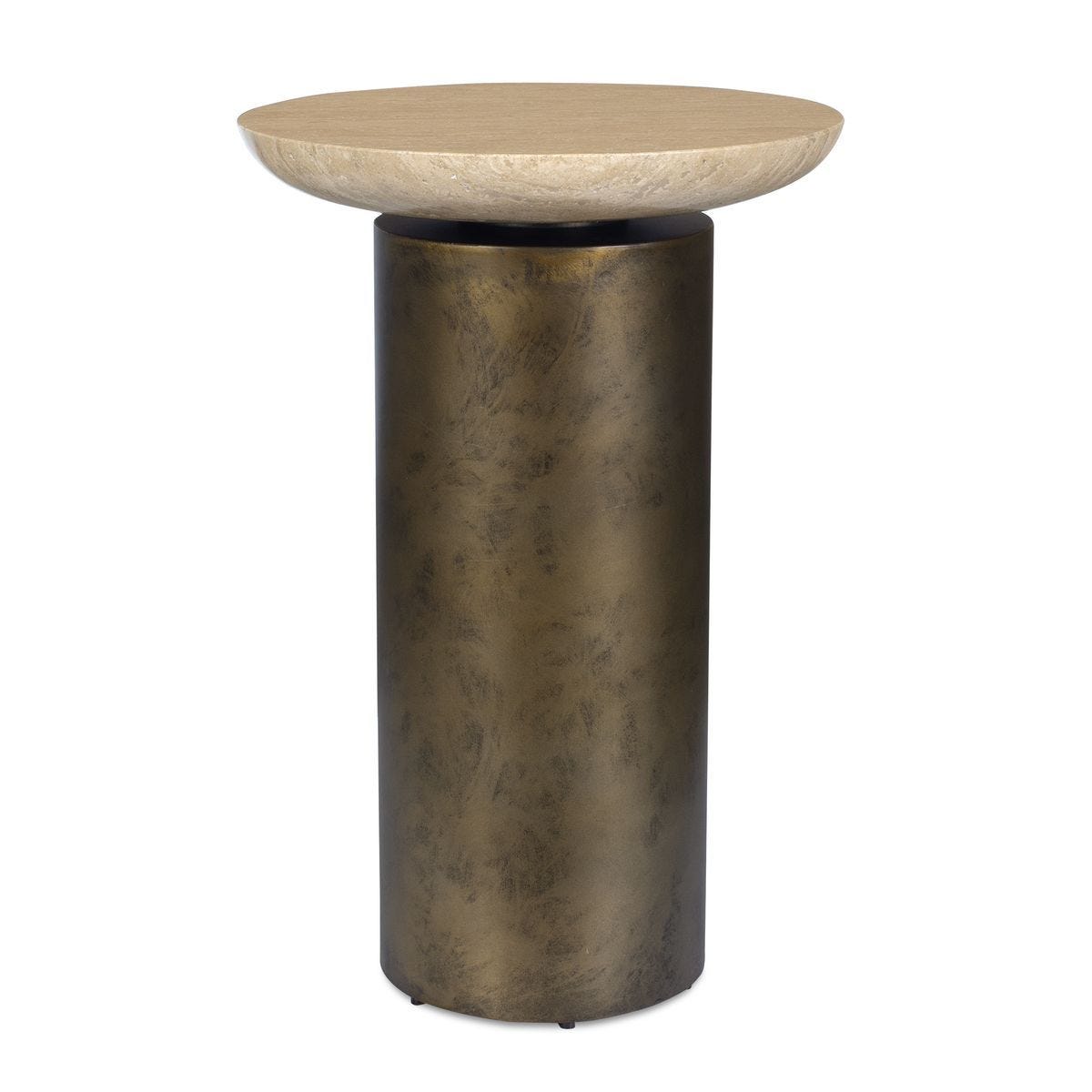 Oslo Indoor-Outdoor Accent Table, Brass, 2 Cartons – Furniture by Uttermost | Sutter & Vale