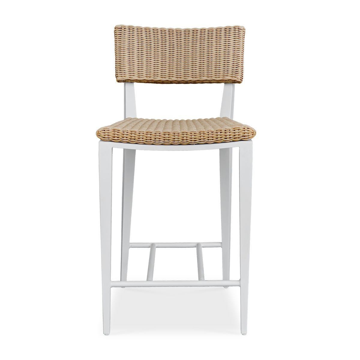 Calbas Outdoor Counter Stool, White – Furniture by Uttermost | Sutter & Vale
