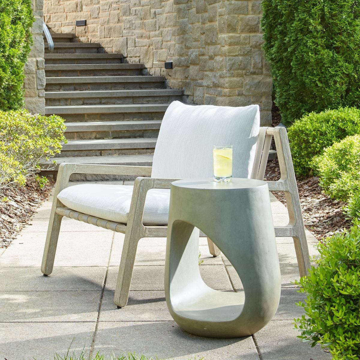 Lithos Indoor-Outdoor Accent Table – Furniture by Uttermost | Sutter & Vale