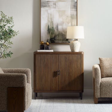 Pinstripe 2 Door Cabinet
