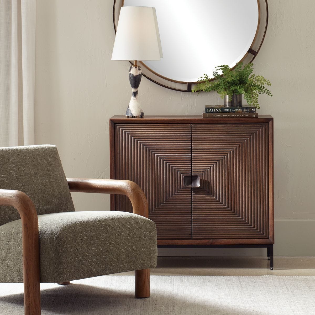 Bottom Line 2 Door Cabinet – Furniture by Uttermost | Sutter & Vale