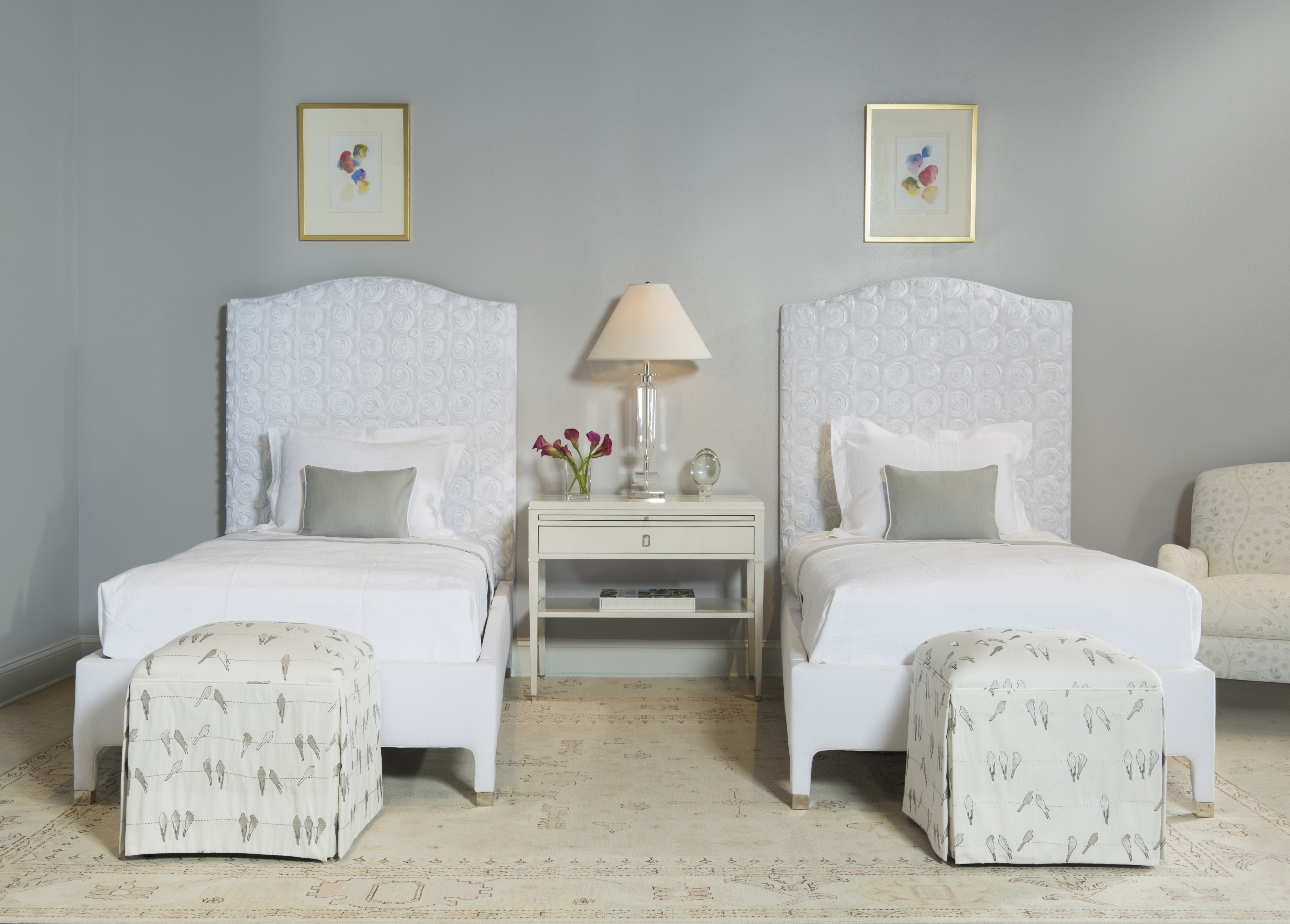 Mia Twin Upholstered Bed