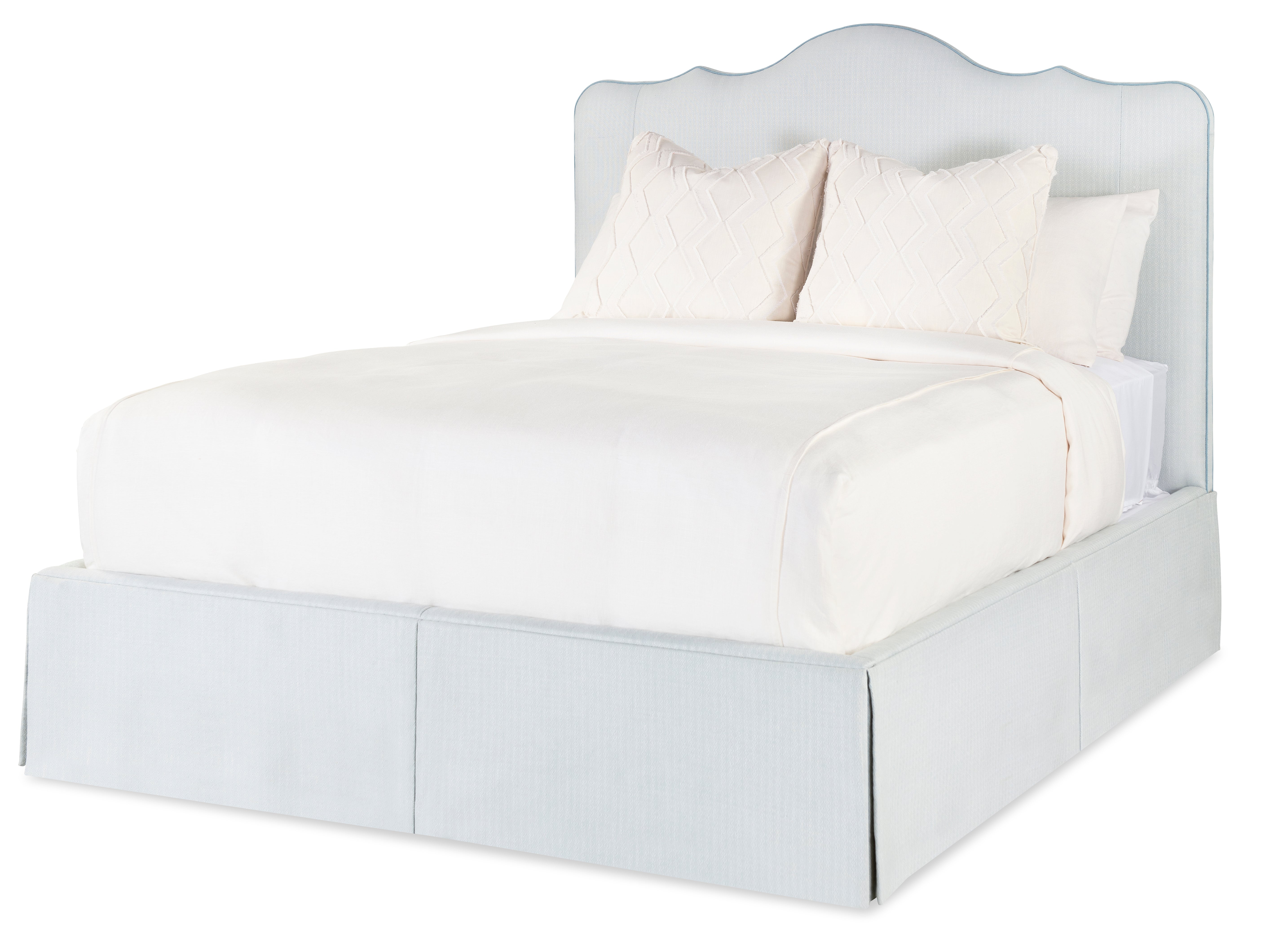 Ansley Skirted King Bed