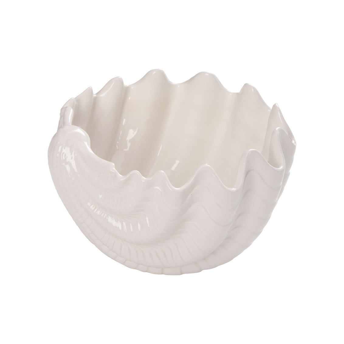 Venus Oyster Bowl (MD) in White Glaze / Ceramic/Porcelain - Chelsea House