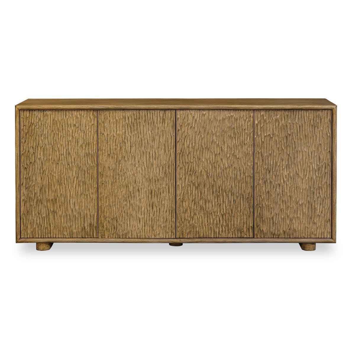 Stevenson 4 Door Cabinet, Natural