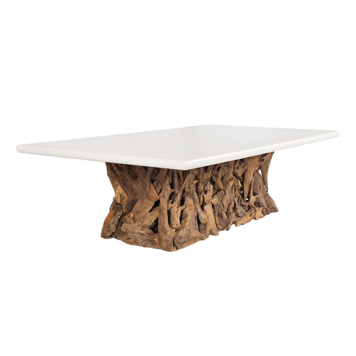 Stonewood Indoor-Outdoor Ping Pong Dining Table, 2 CARTONS by Uttermost