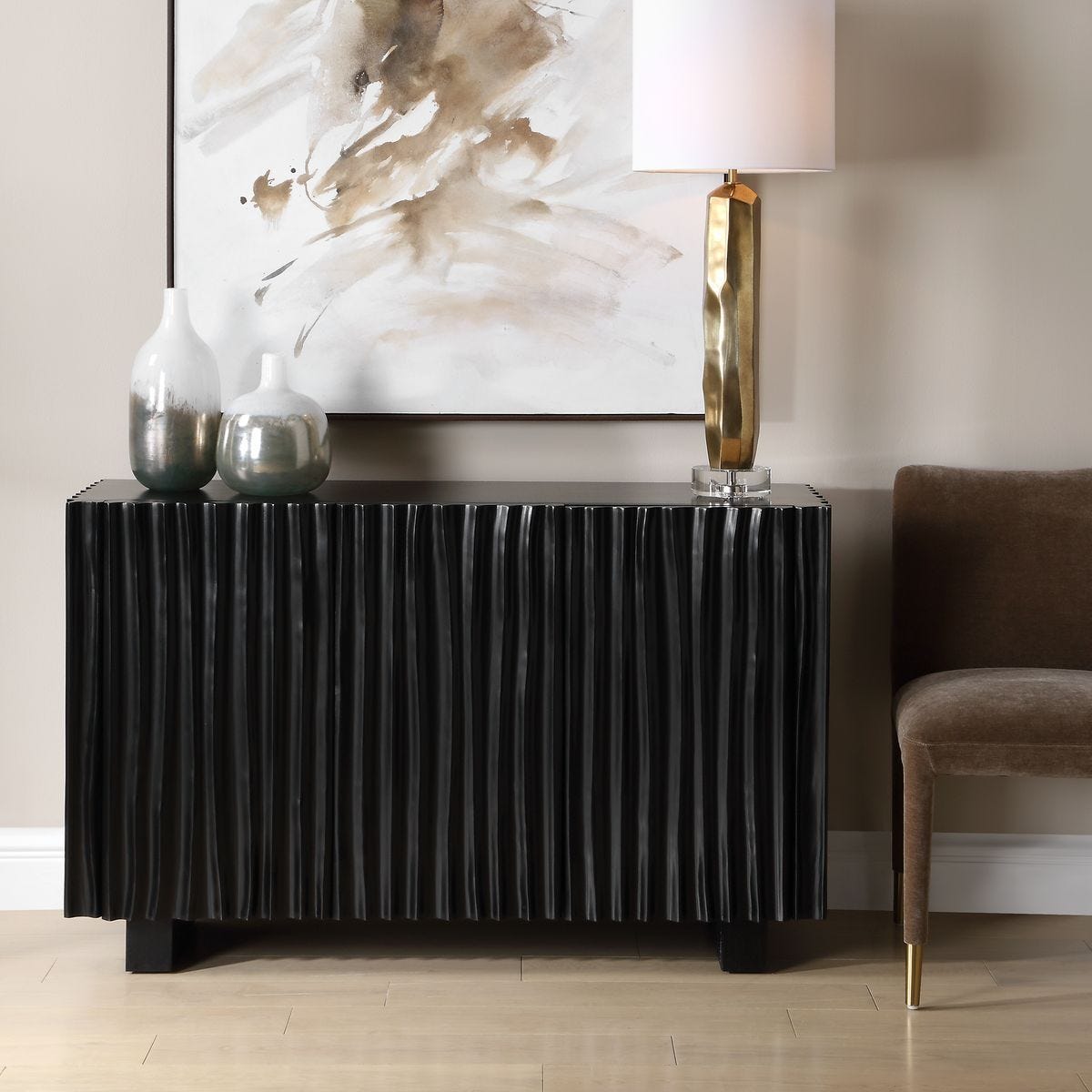 Mercado 3 Door Cabinet – Furniture by Uttermost | Sutter & Vale