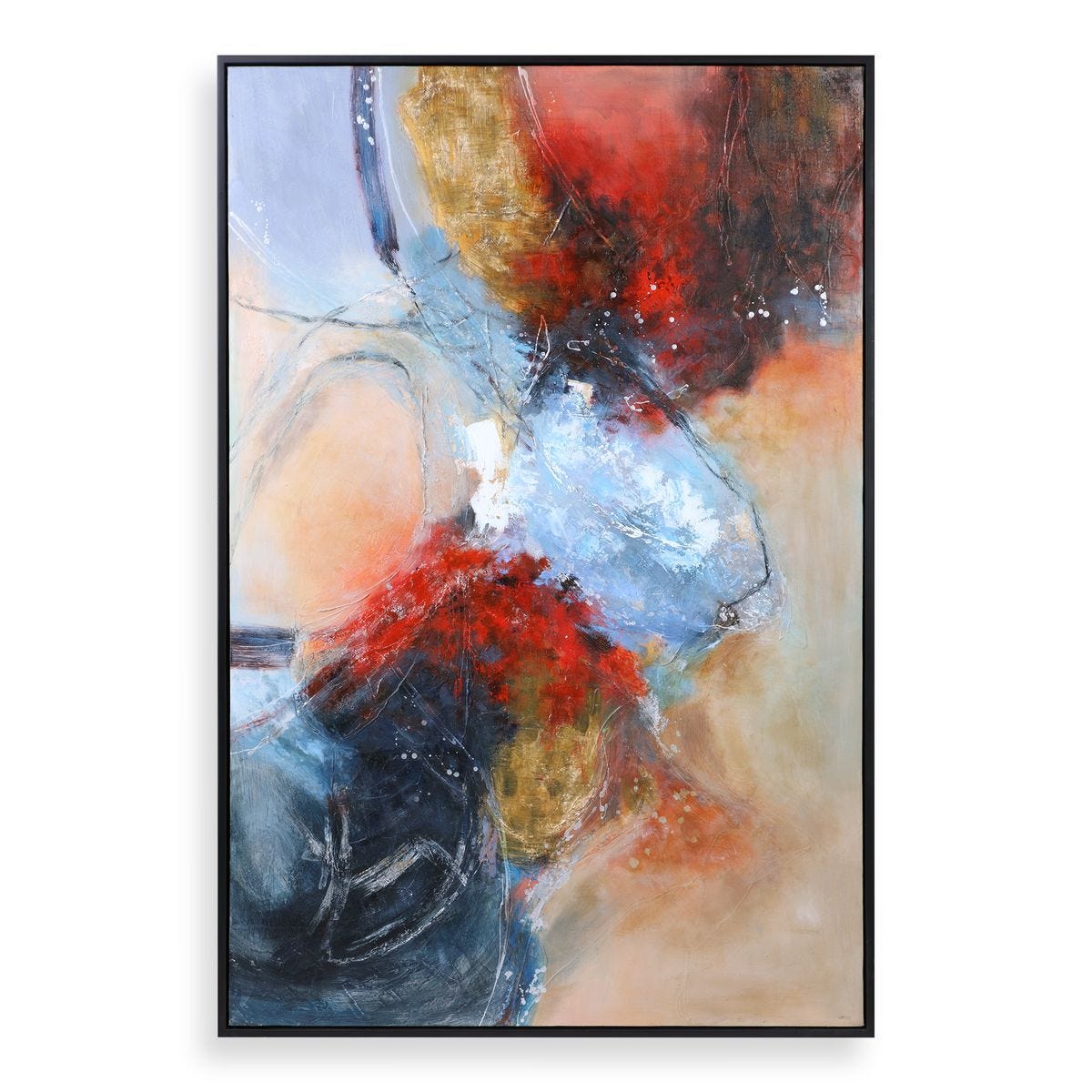 Summer Sunset Hand Painted Canvas – Art by Uttermost | Sutter & Vale